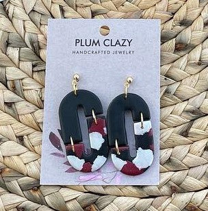 Half Black and Half Mixed Dangle