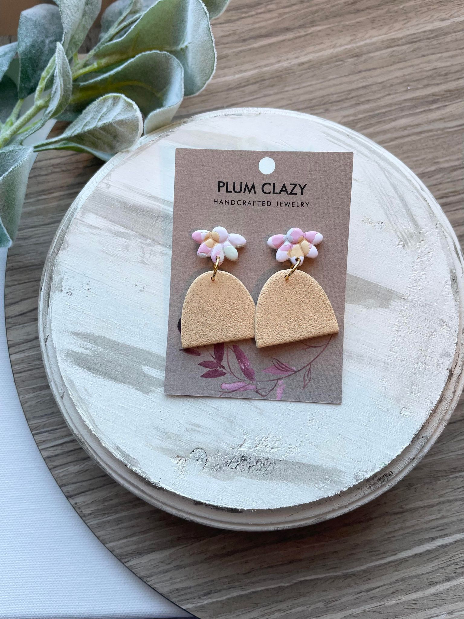 Yellow Floral Dangle