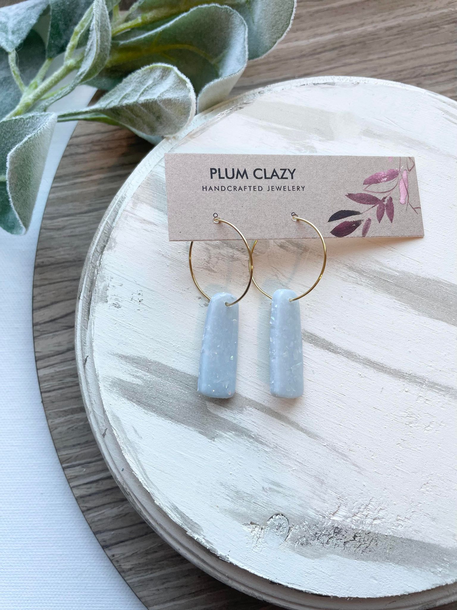 Simple Ice Blue on Hoop