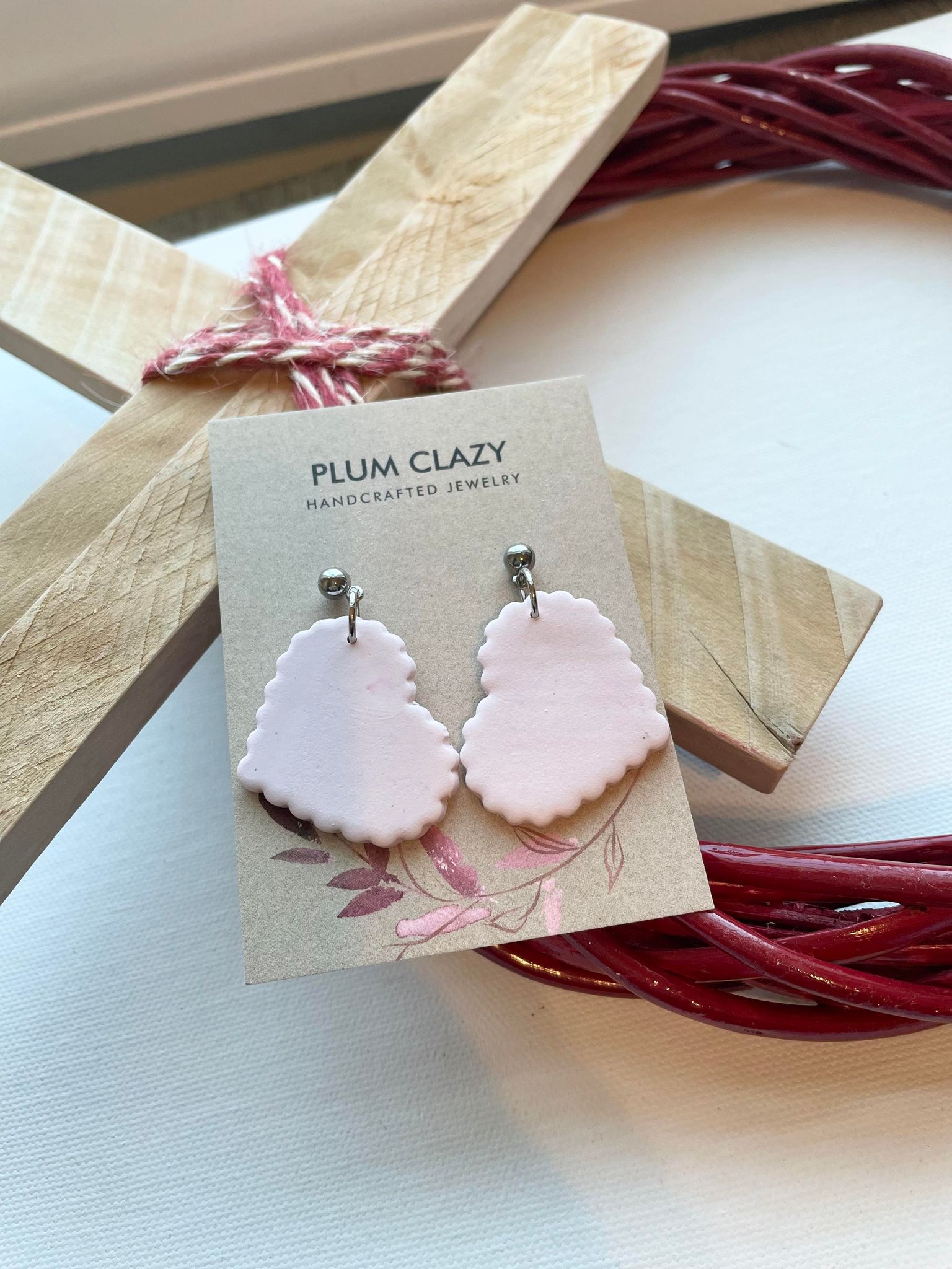 Light Pink Heart Dangle