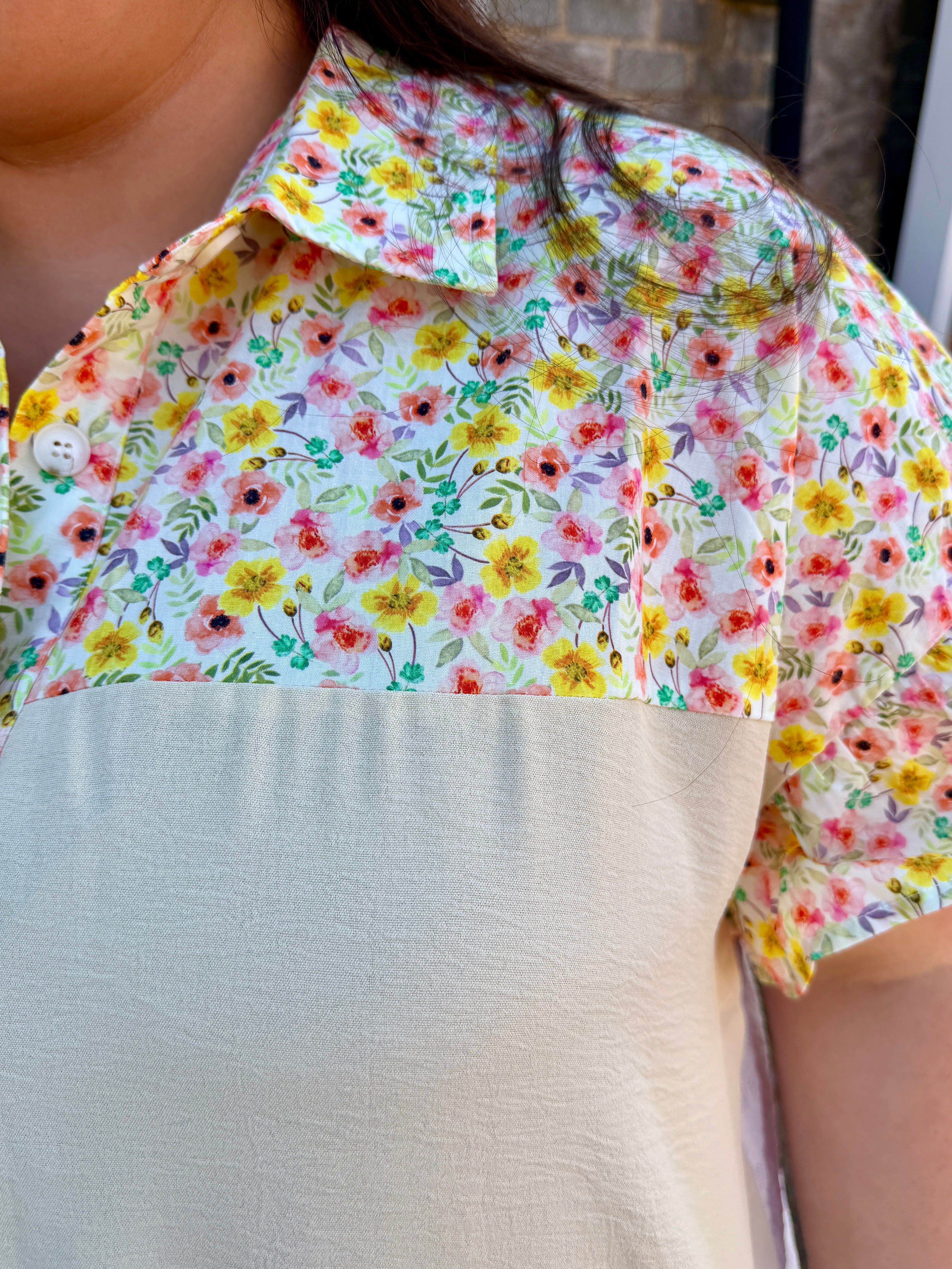 Floral Button Down Blouse