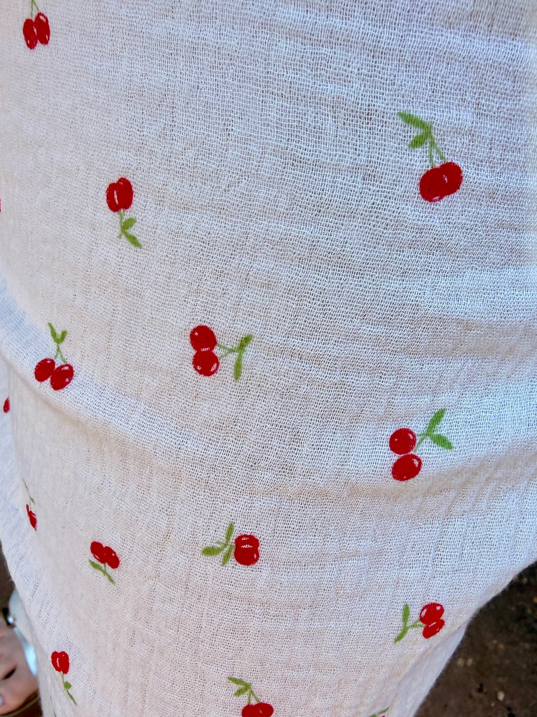 Cherry Gauze Pants