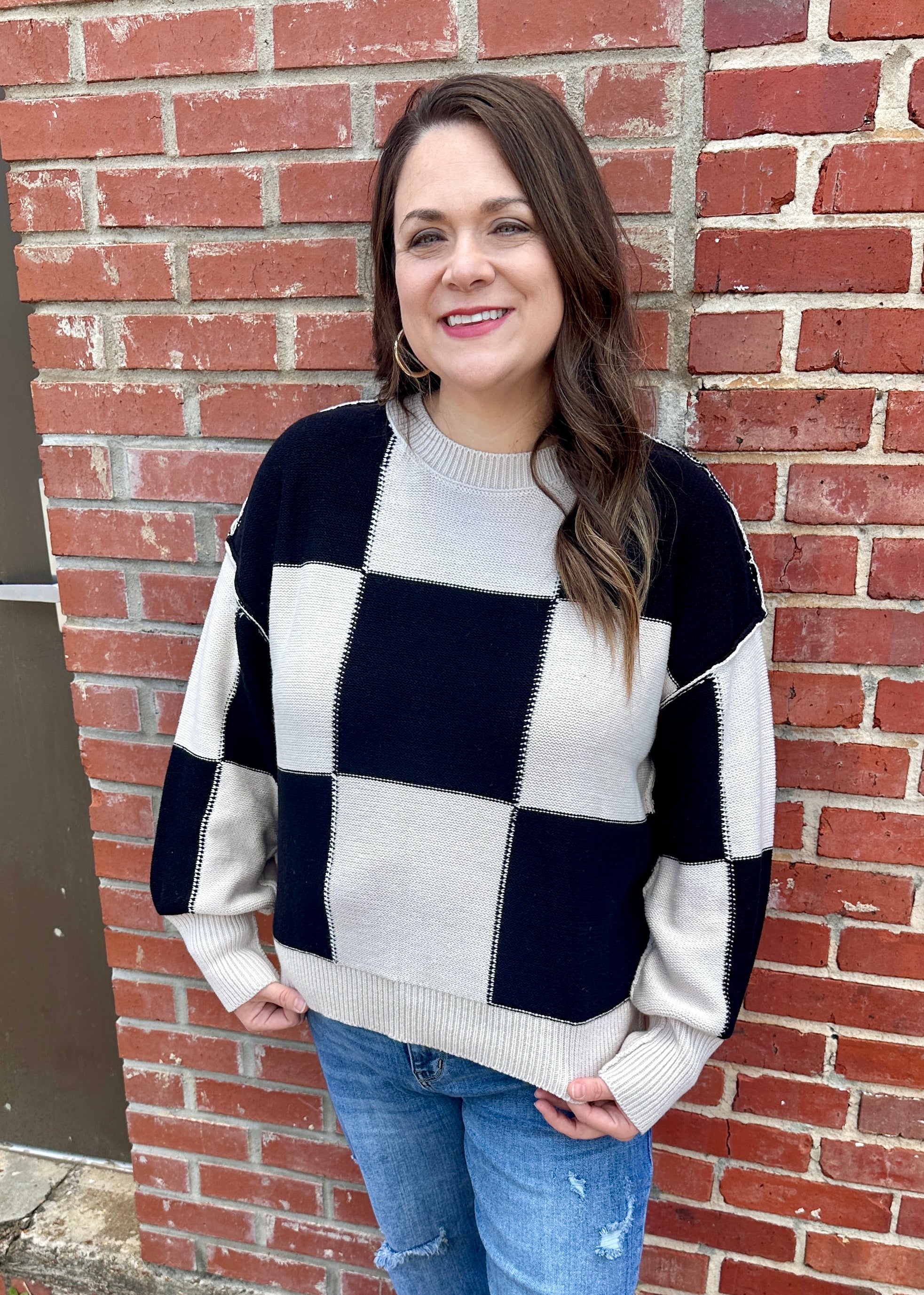 Checkered Sweater