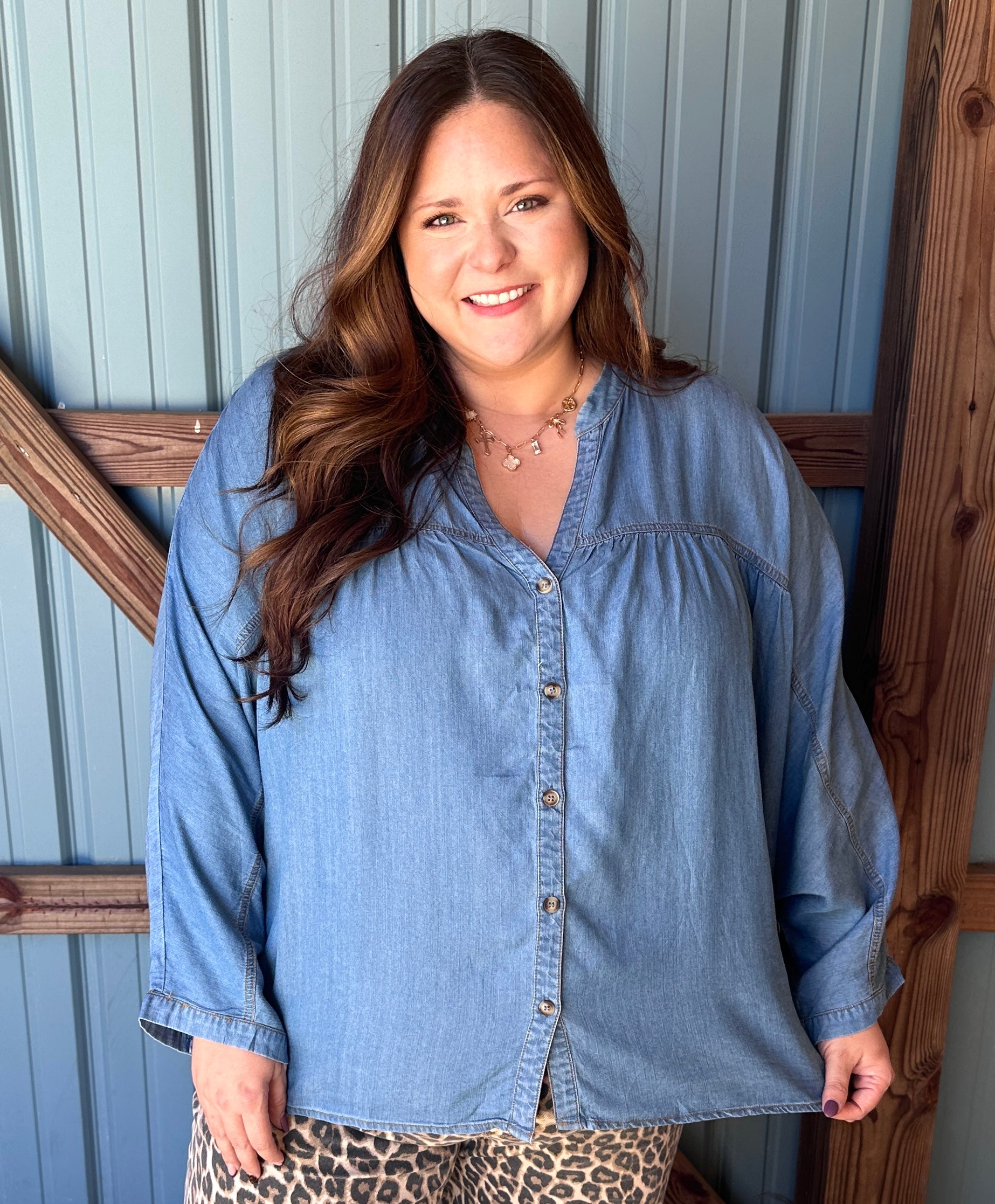 Chambray Blouse