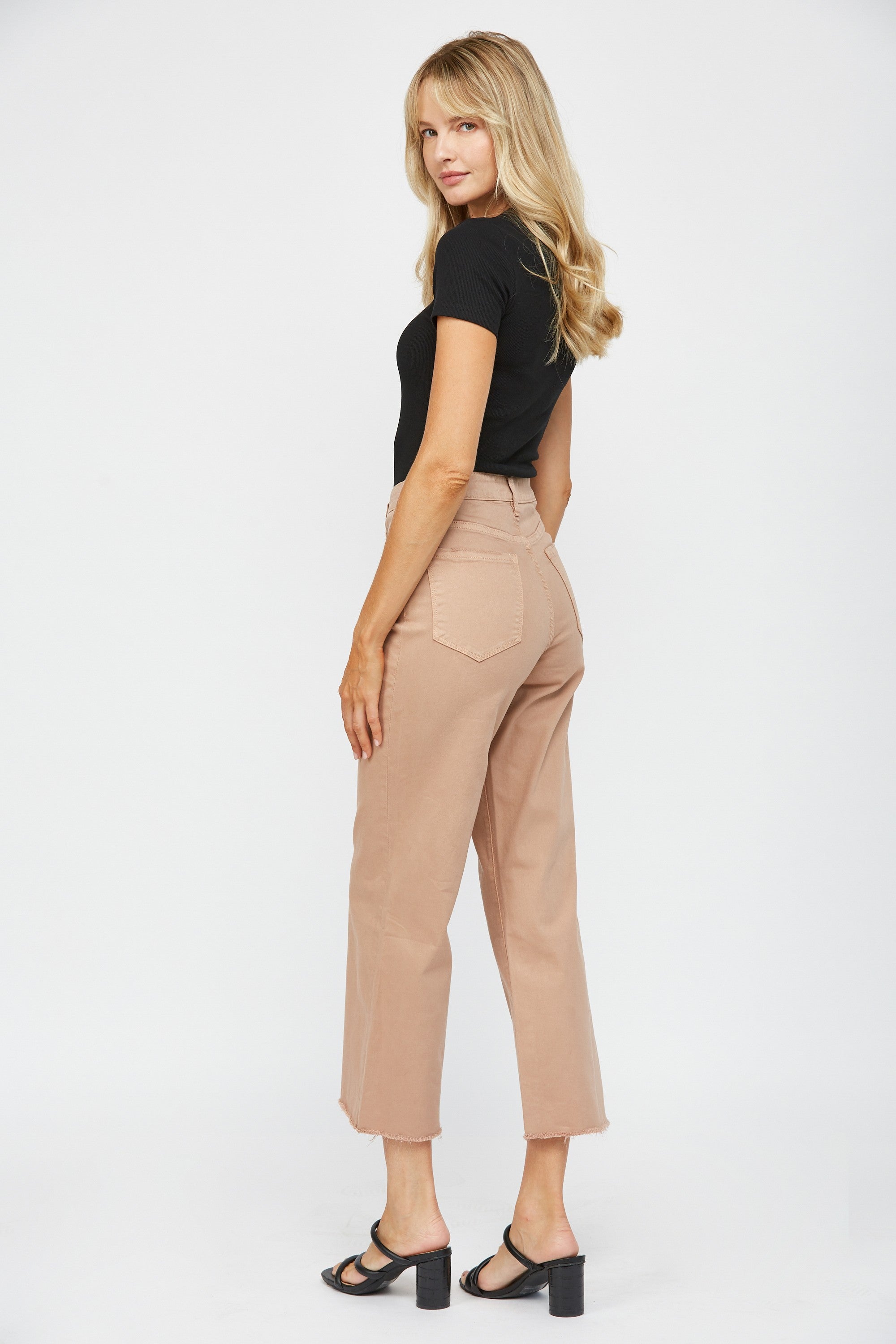 Mica Blush Cropped Jeans