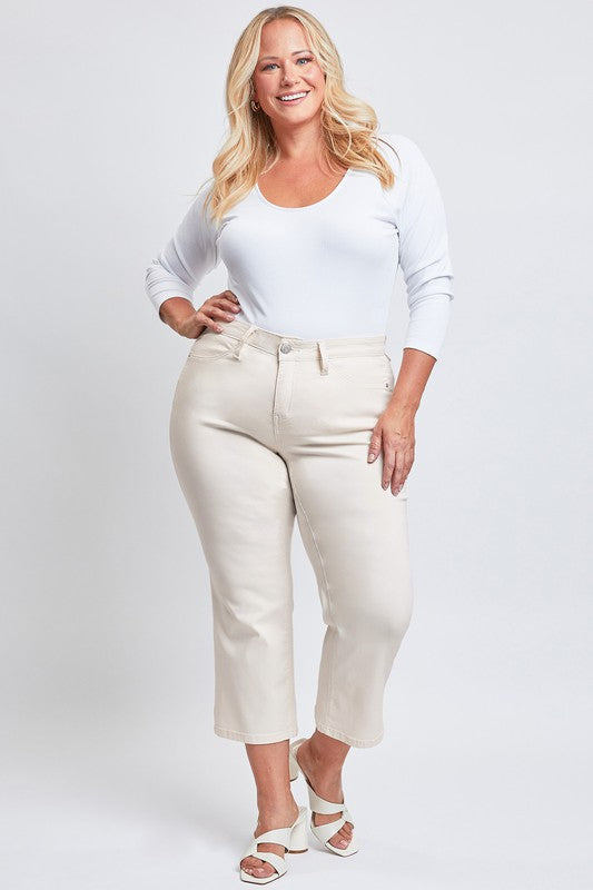 YMI Cropped Wide Leg