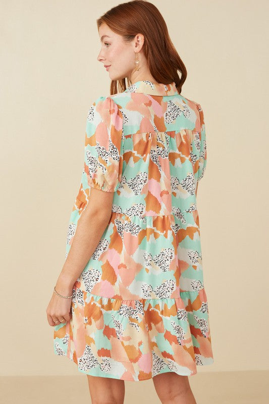 Mint Abstract Dress