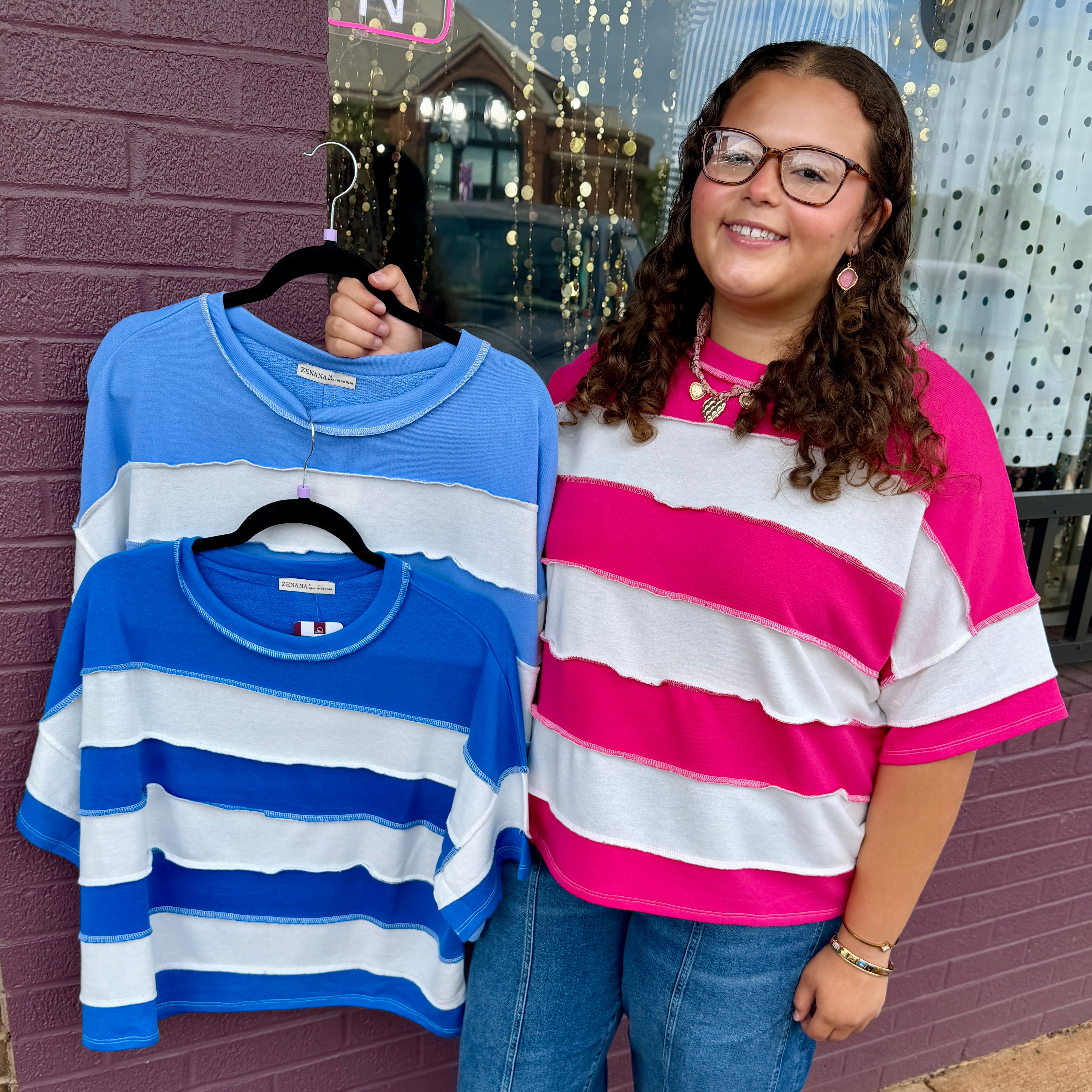 Zenana Striped Tee