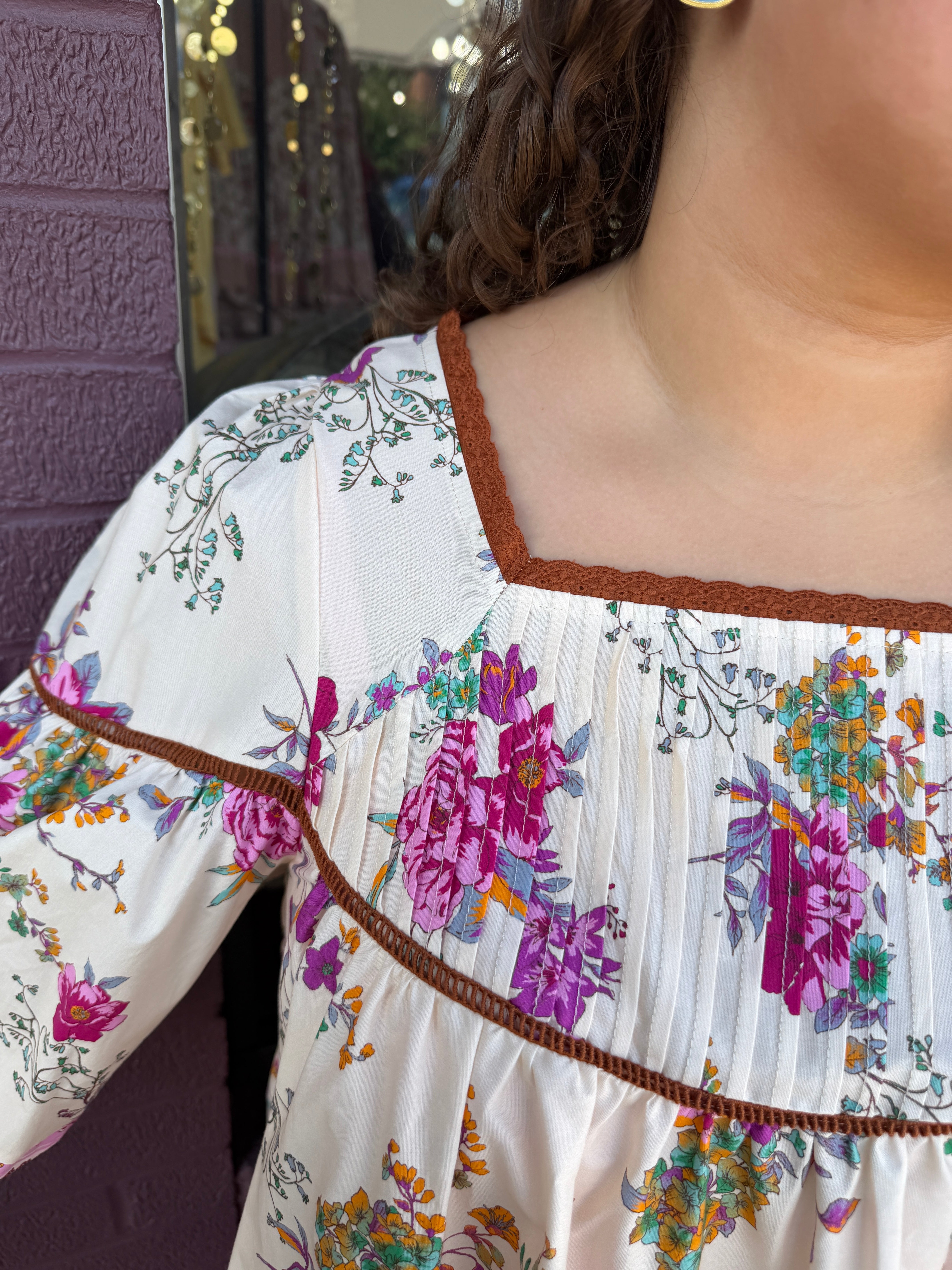 Multi Print Floral Dress