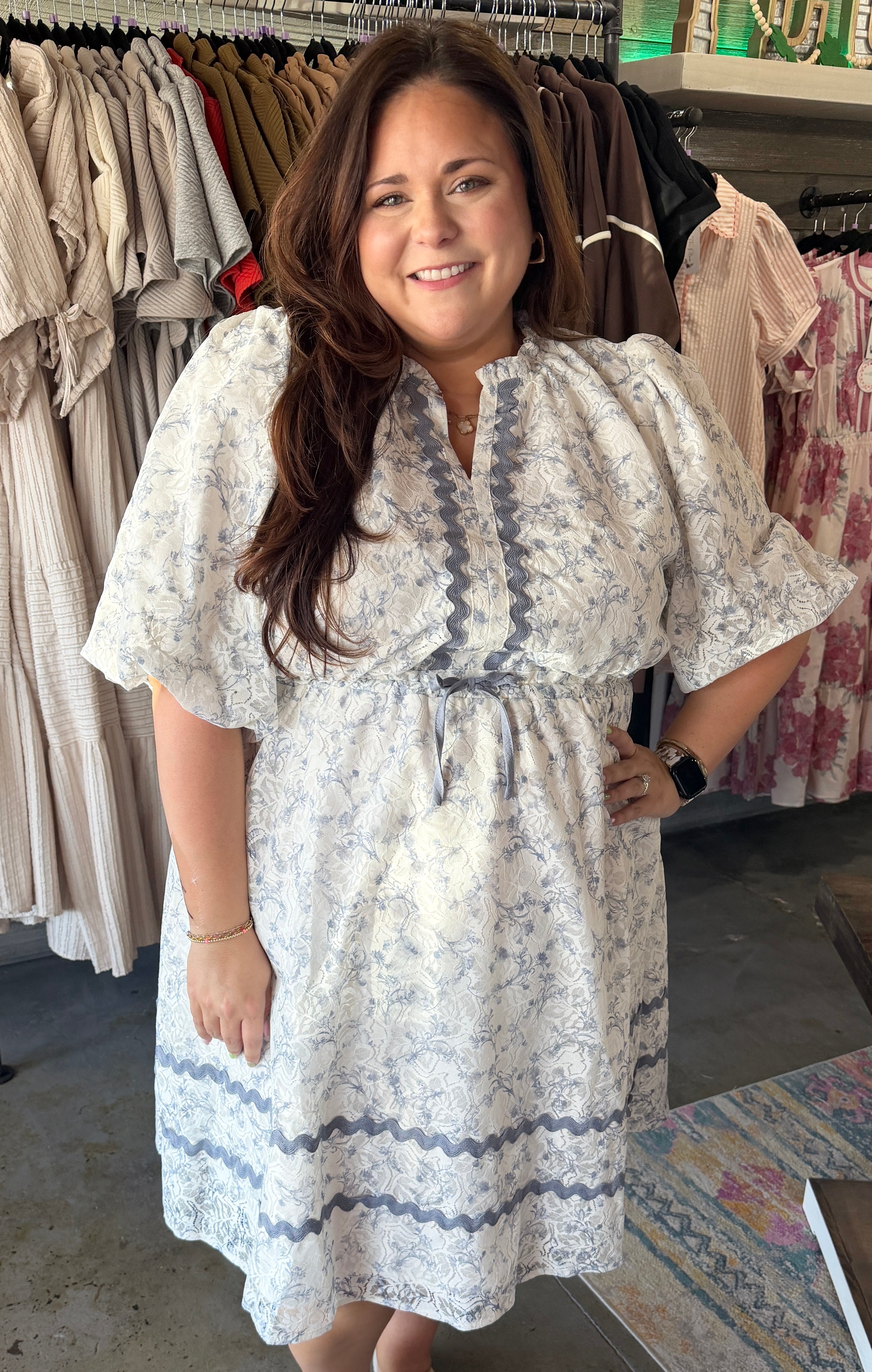 Floral Lace Babydoll Dress