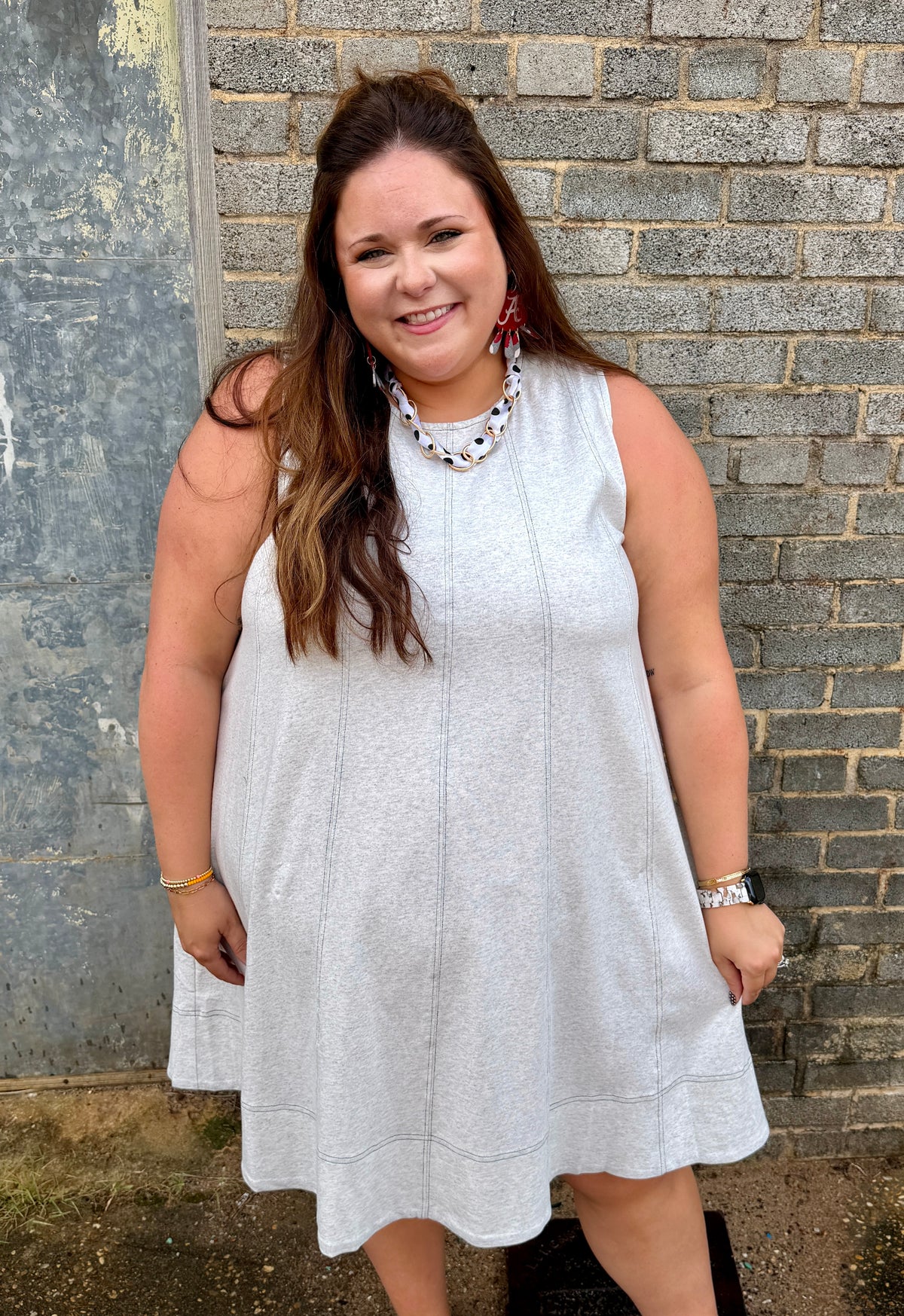 Sleeveless Shift Dress