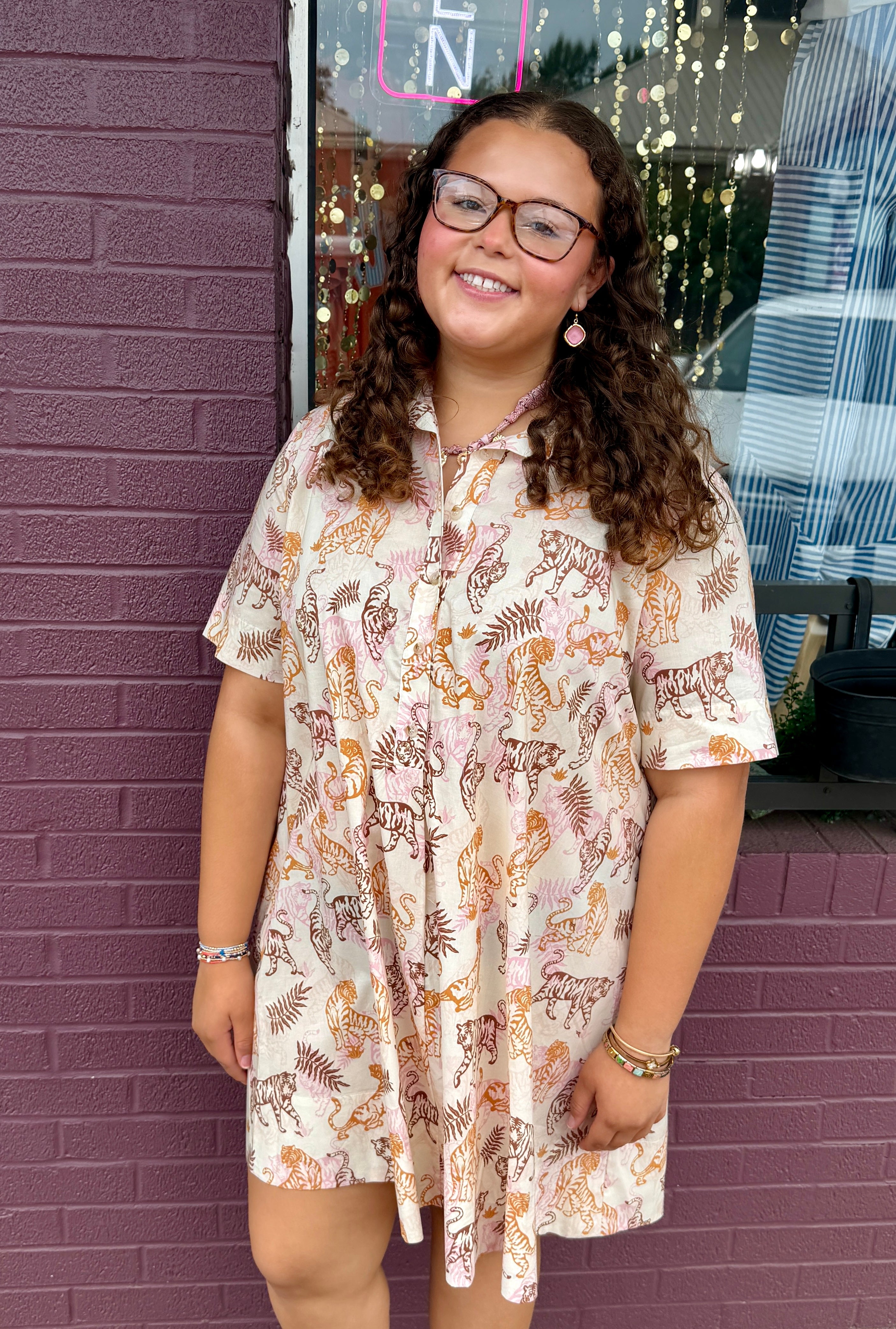 Tiger Print Dress
