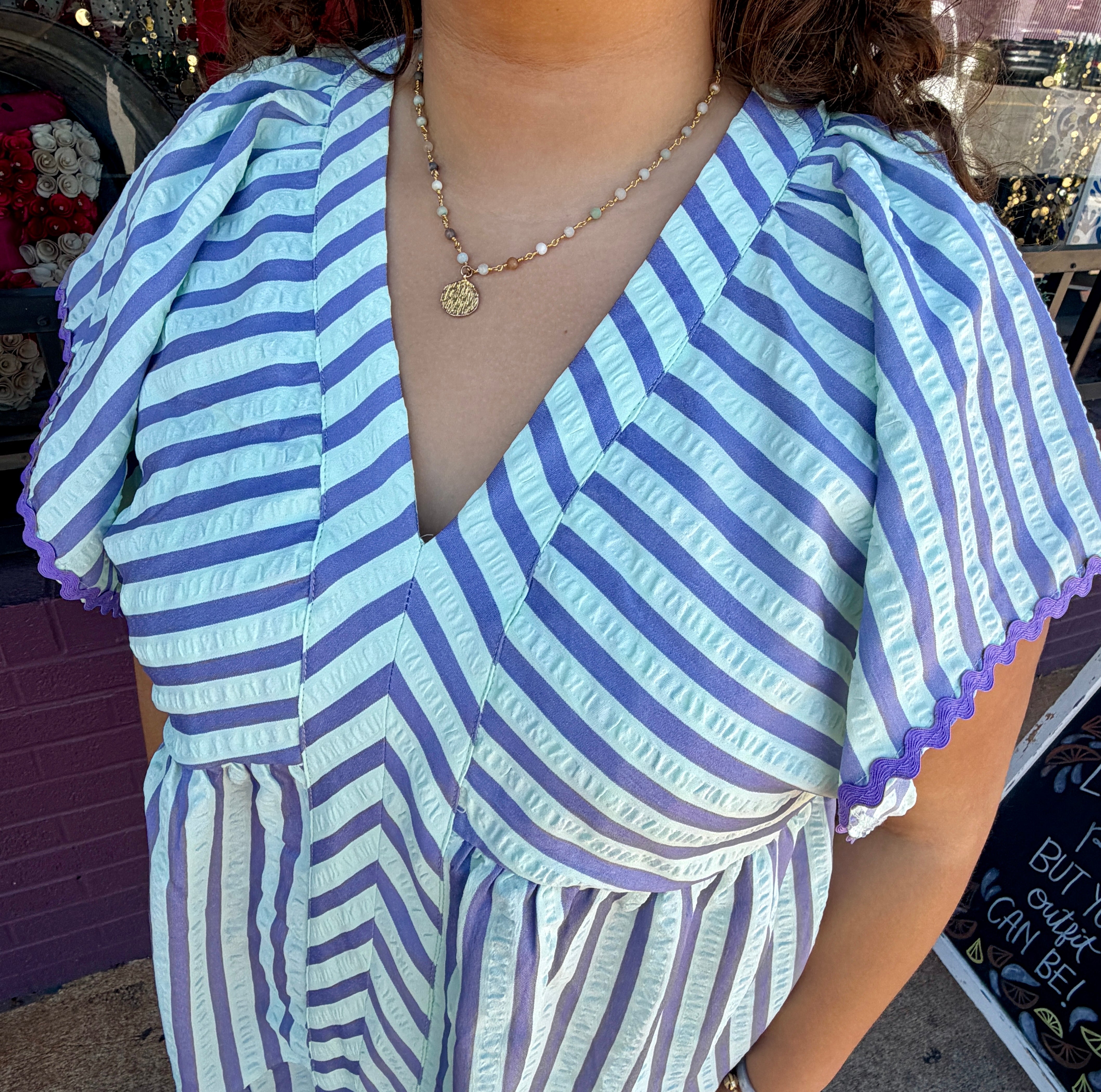 Striped Babydoll Dress