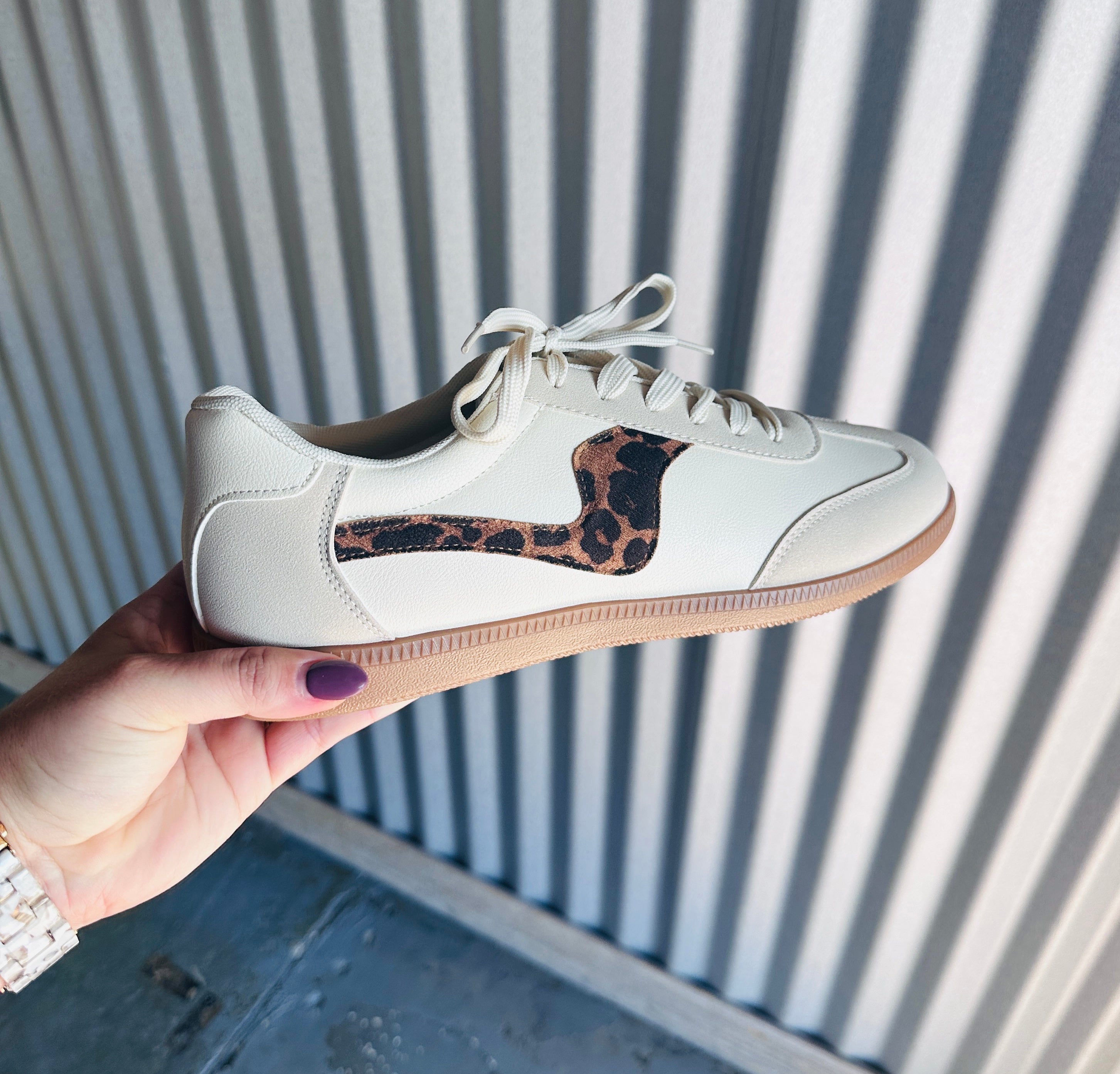 Leopard Print Sneakers