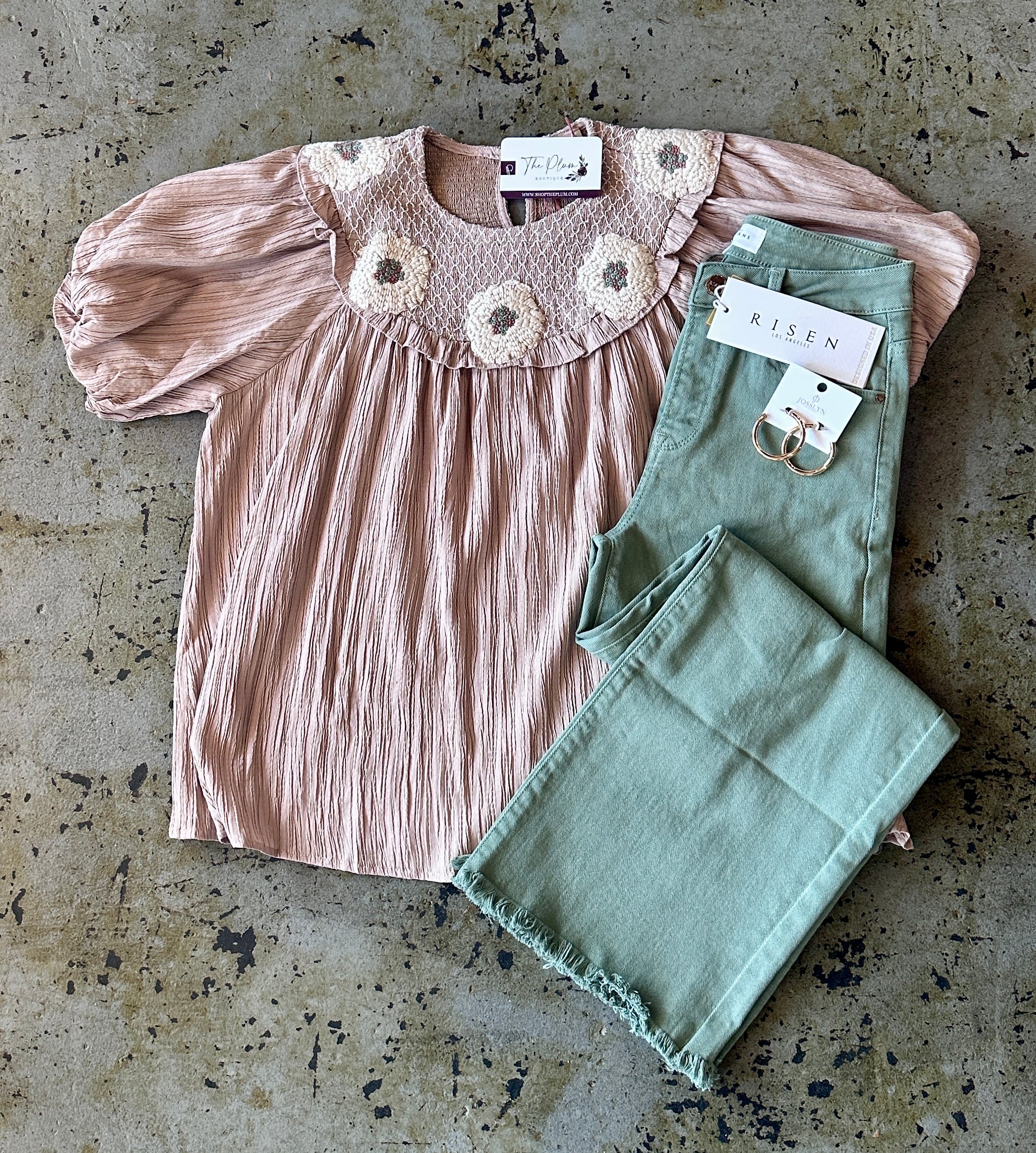 Floral Smocked Blouse
