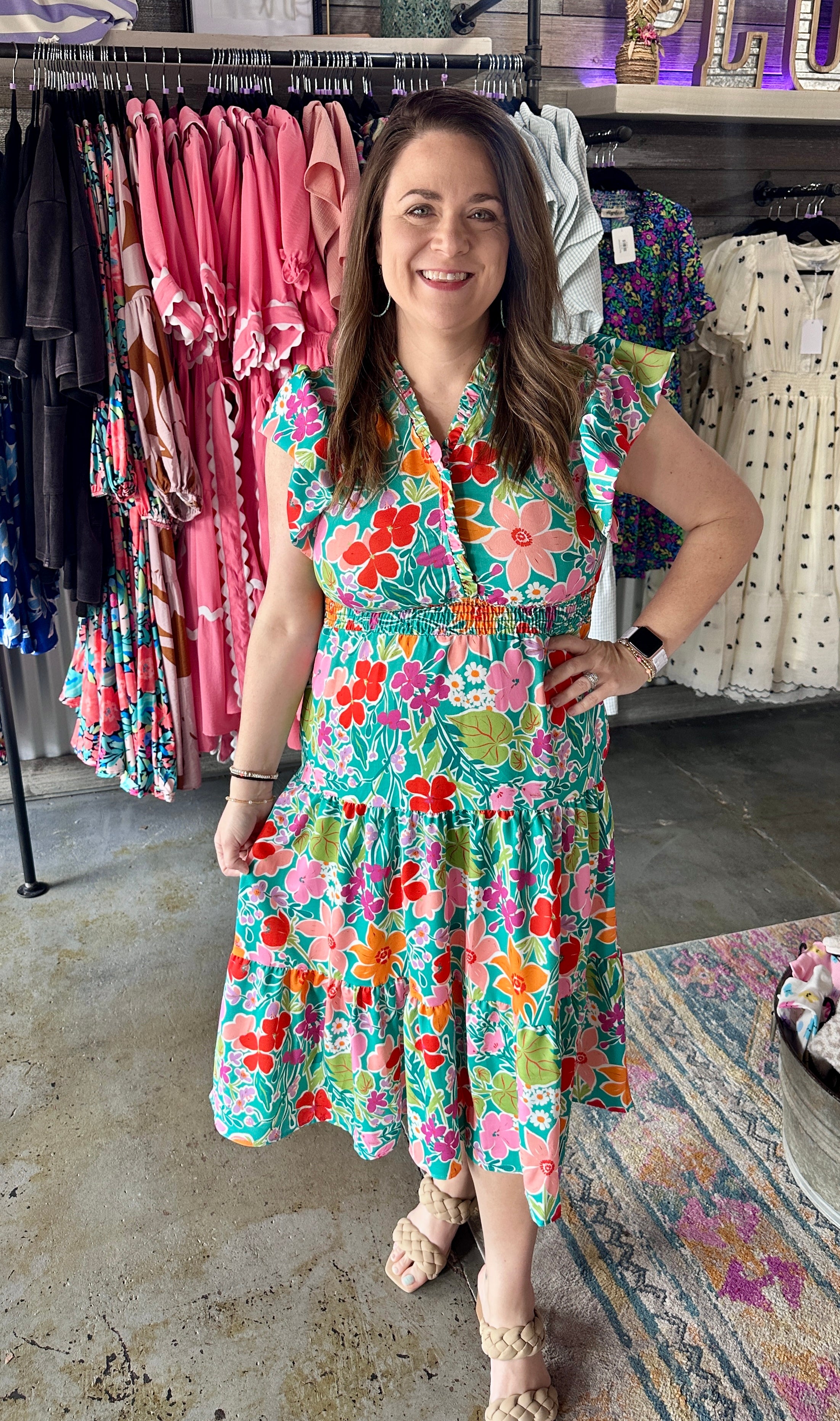Spring Floral Dress