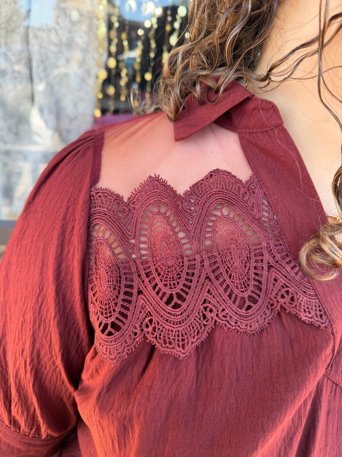 Lace Detail Blouse