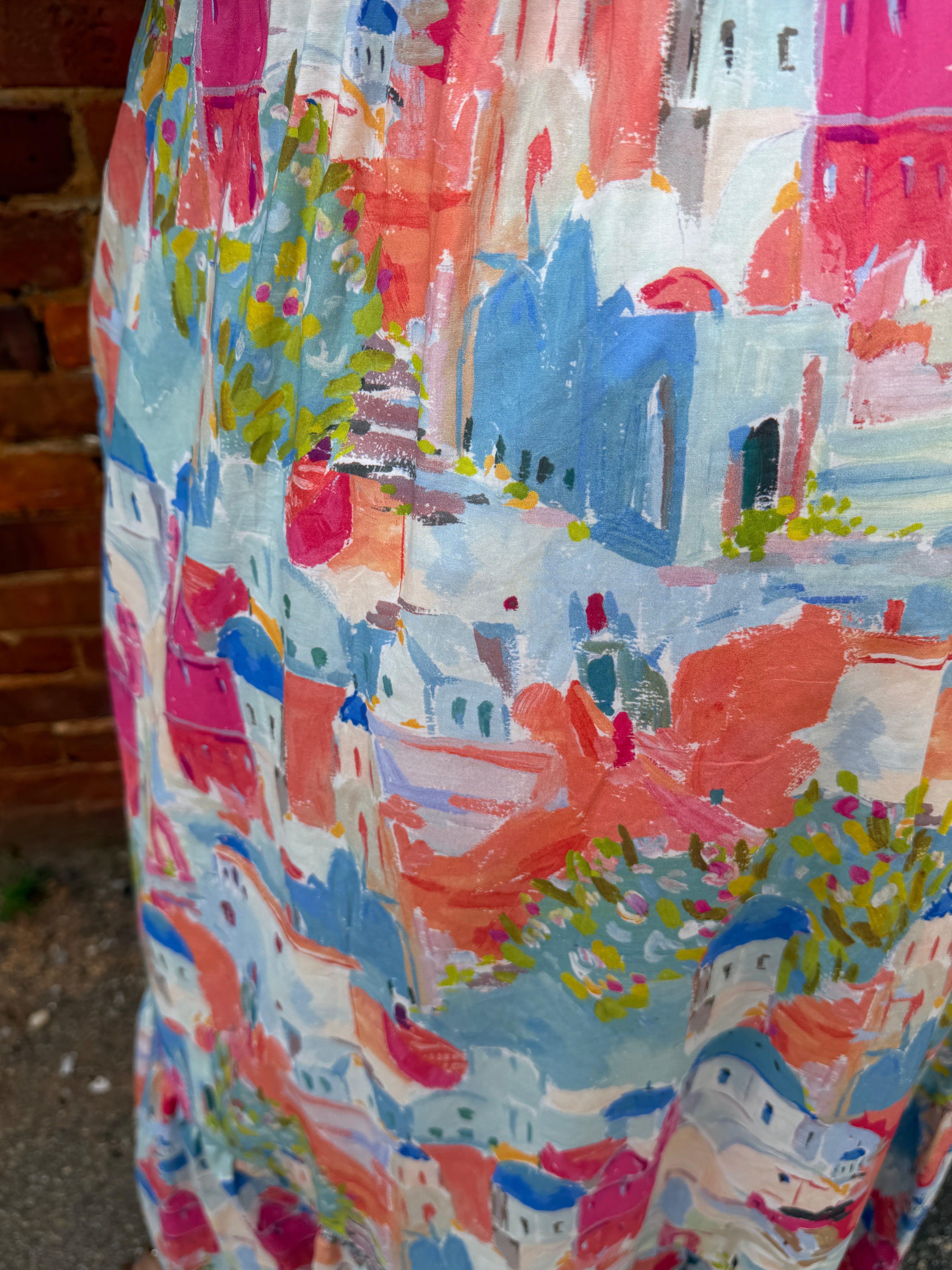Cityscape Midi Dress