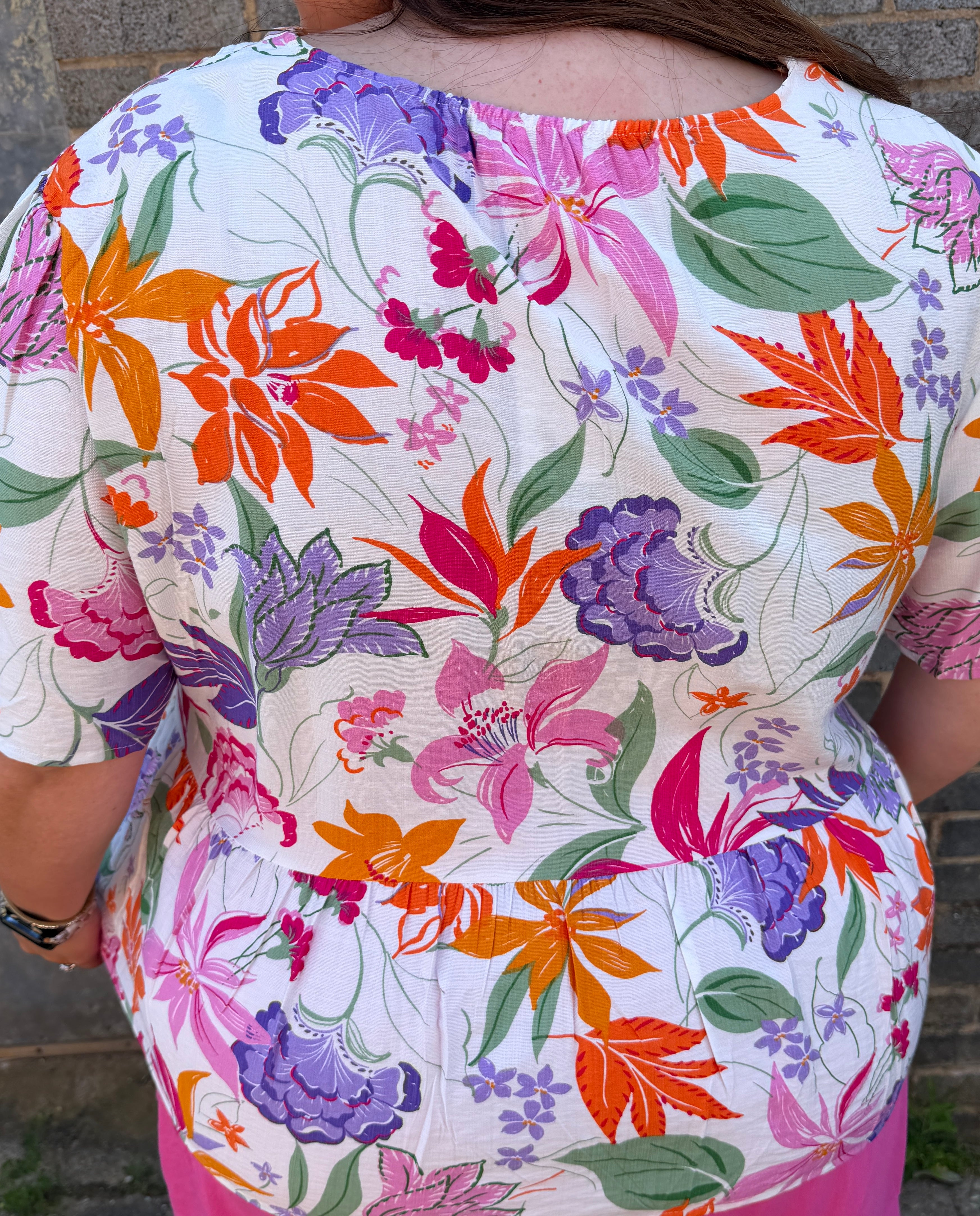 Floral Peplum Blouse