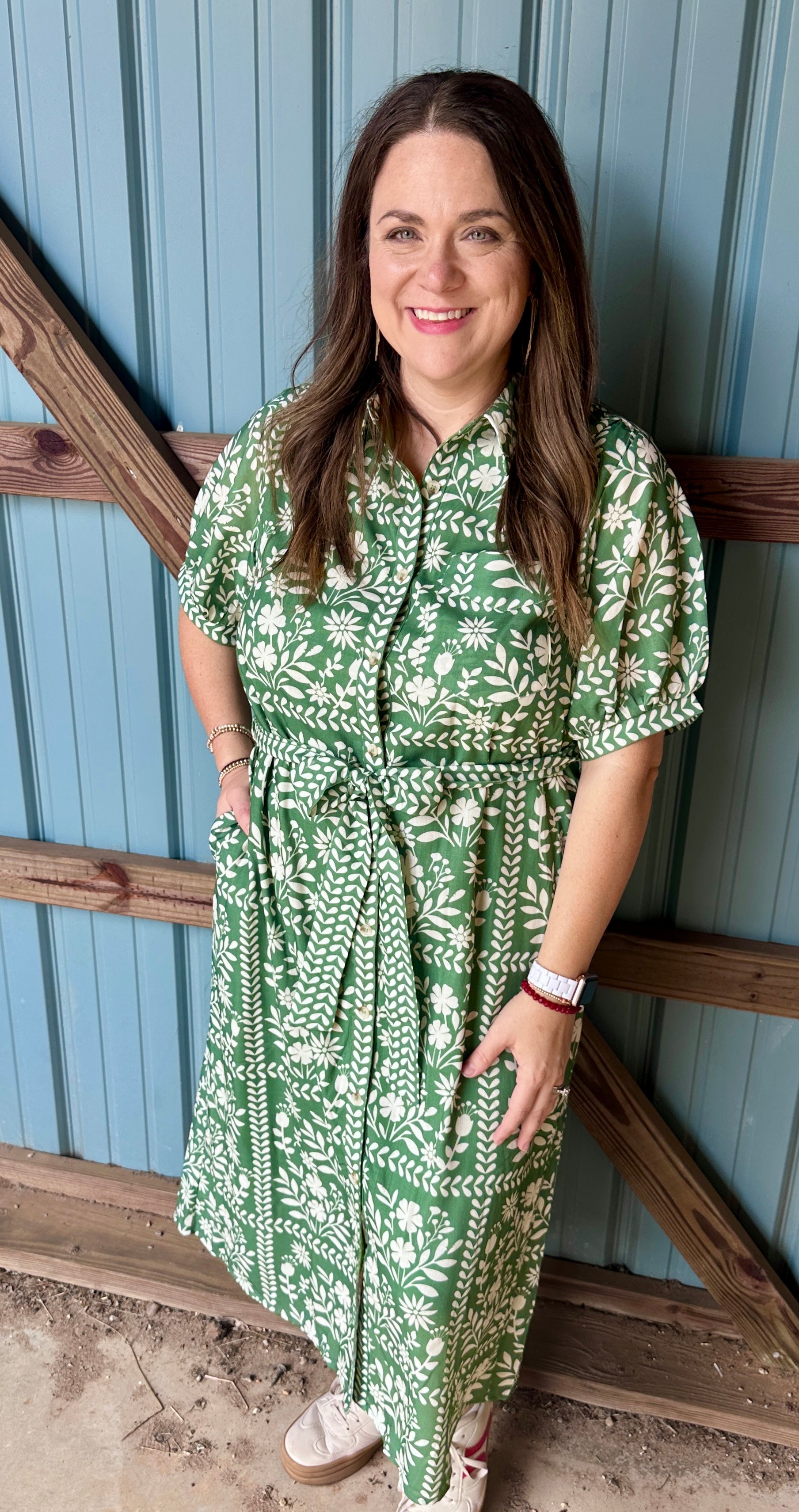 Printed Floral Dress