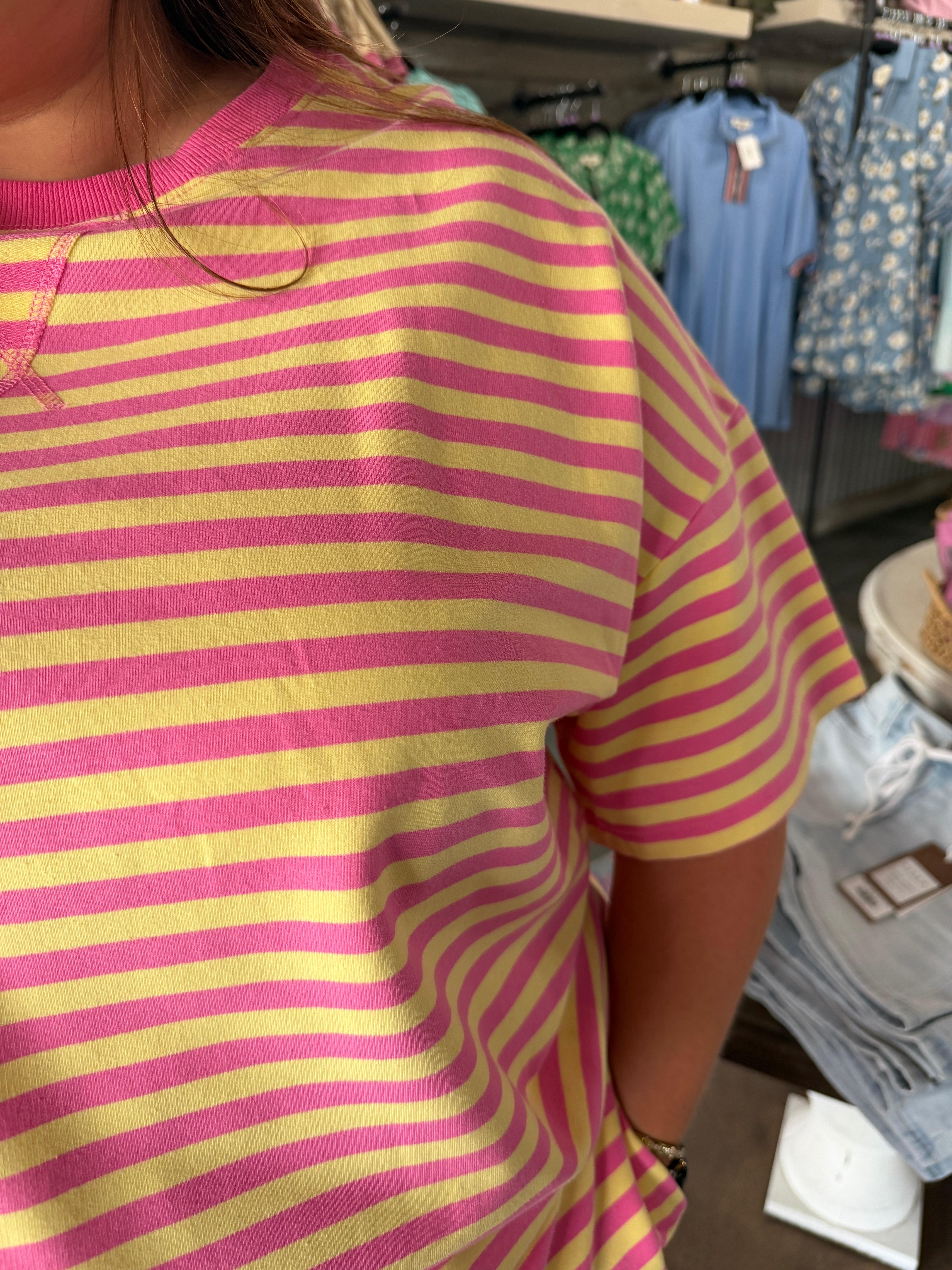 Striped Short Set