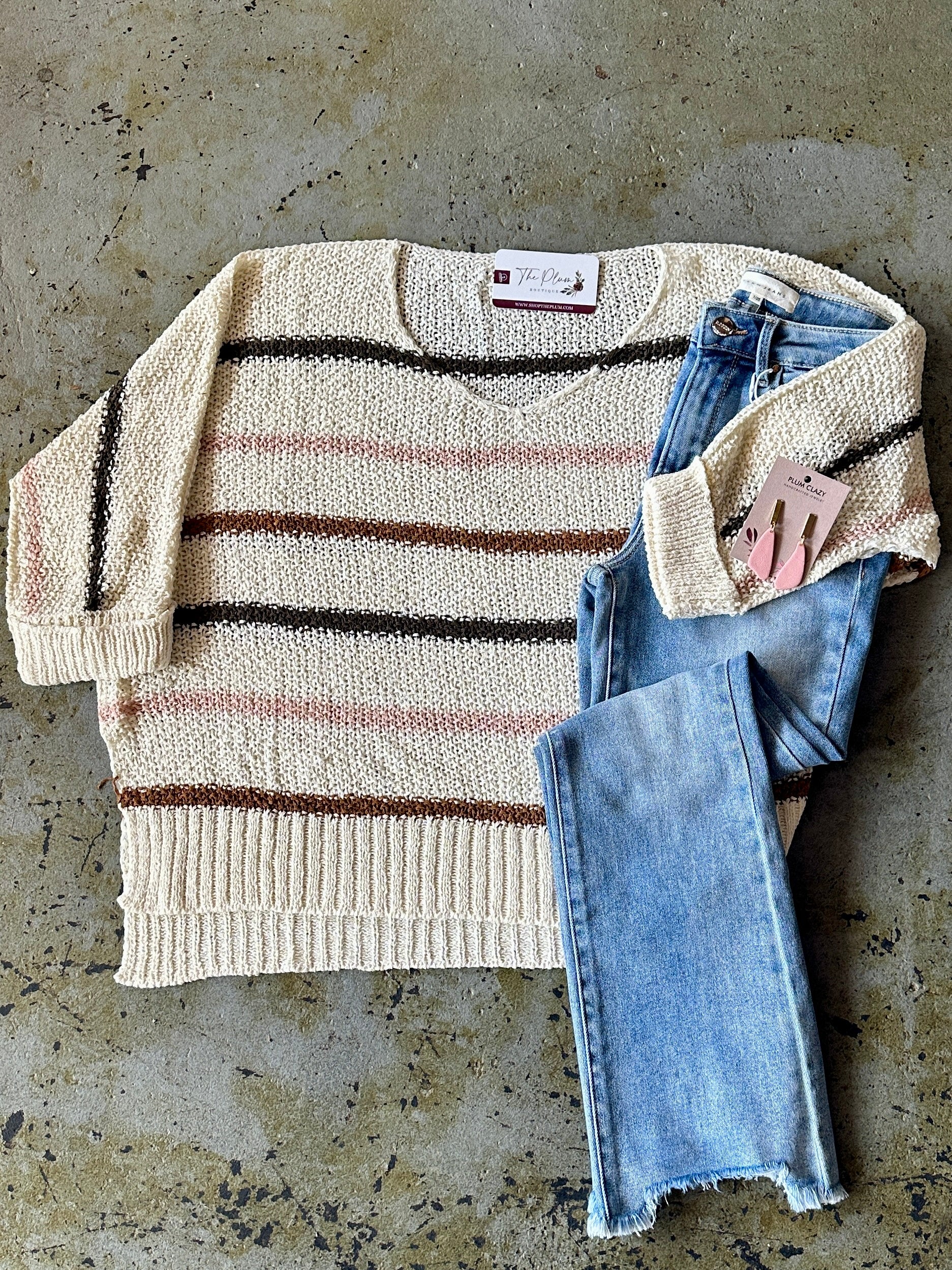Multicolor Stripe Sweater