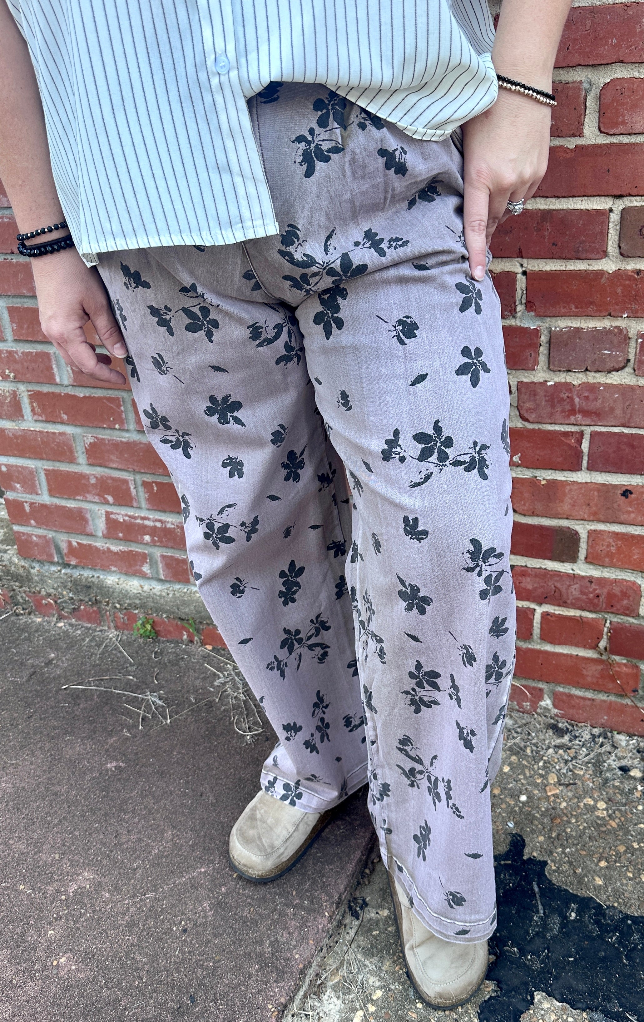 Floral Print Pants