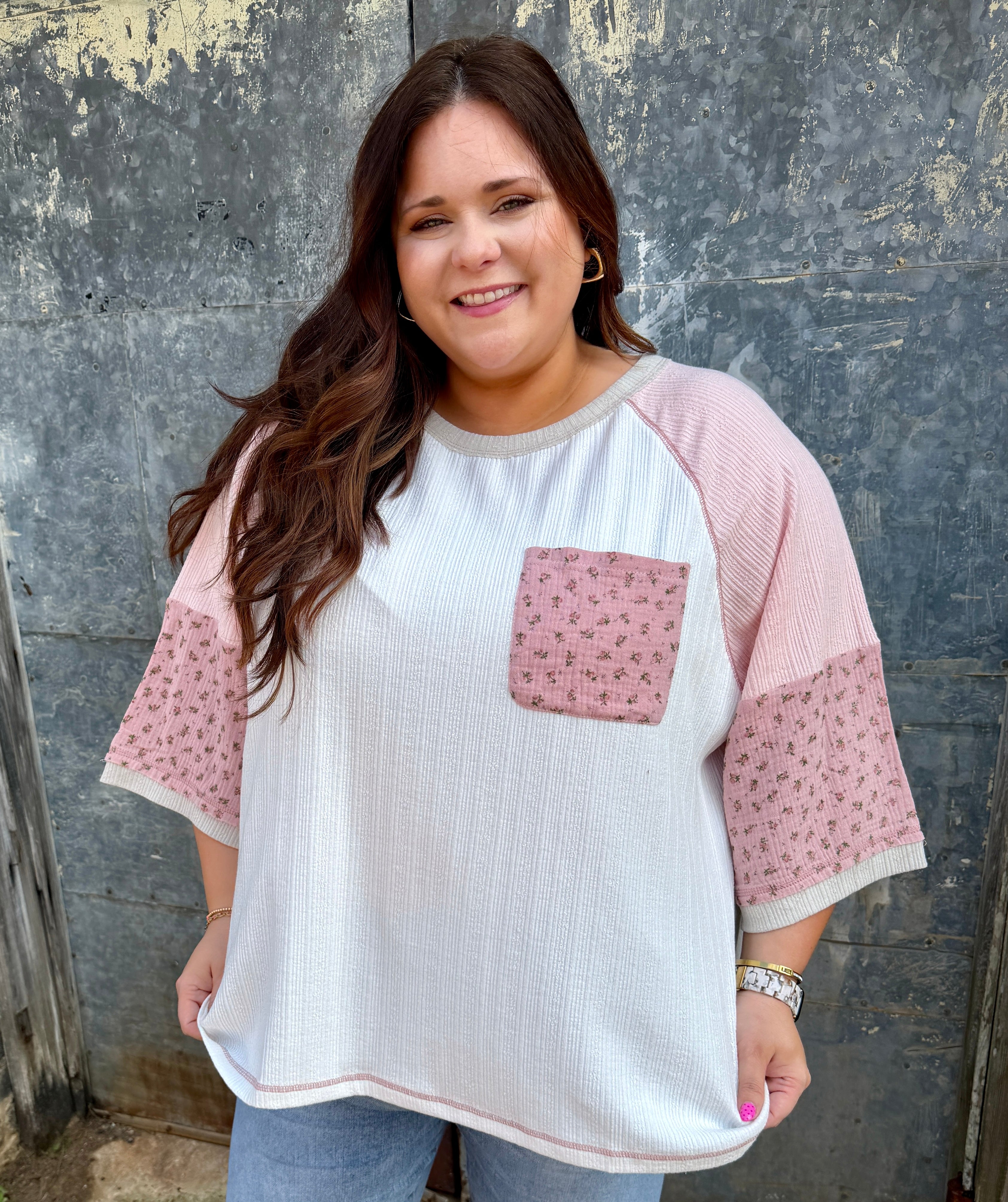 Floral Raglan Top