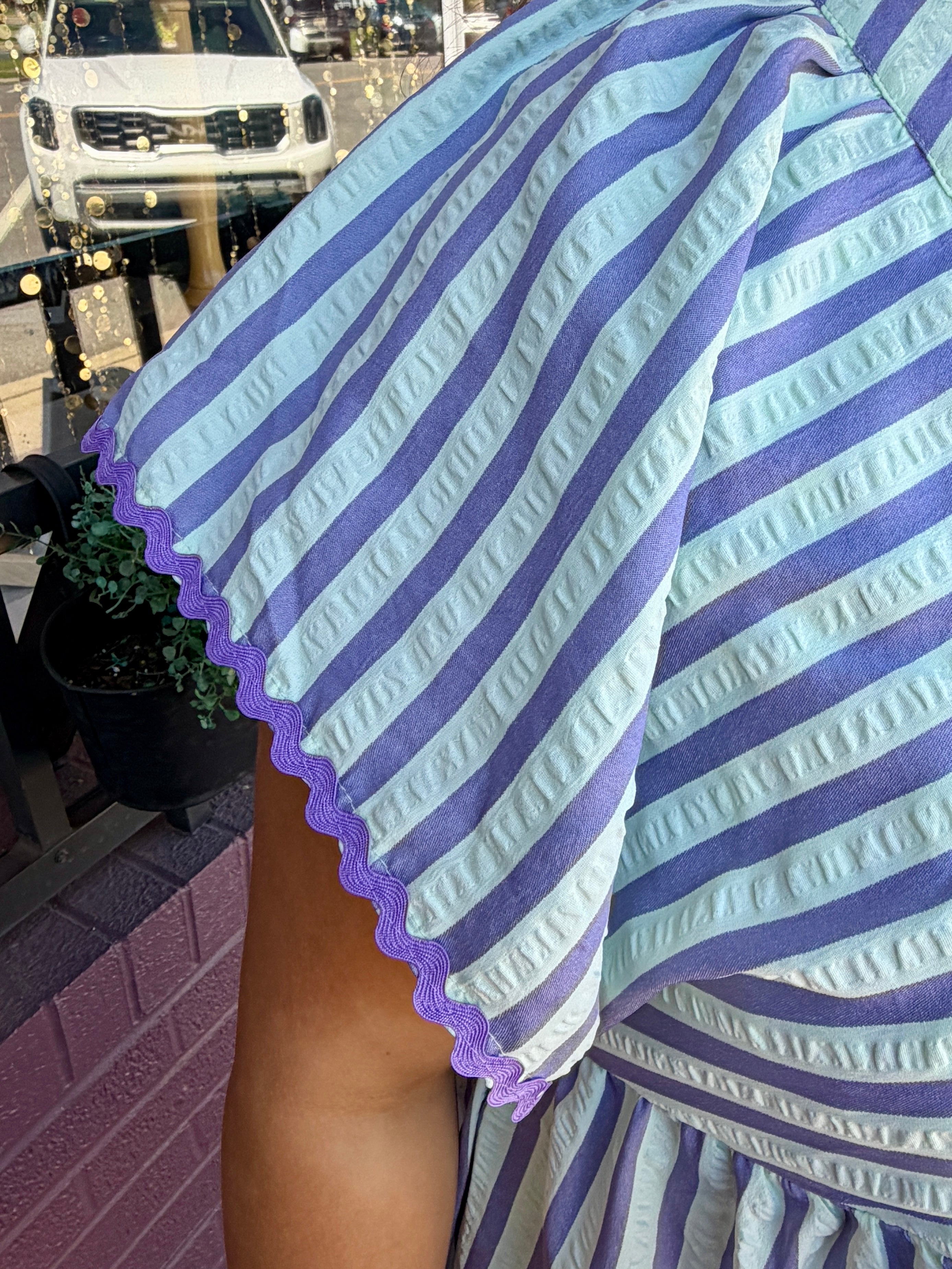 Striped Babydoll Dress
