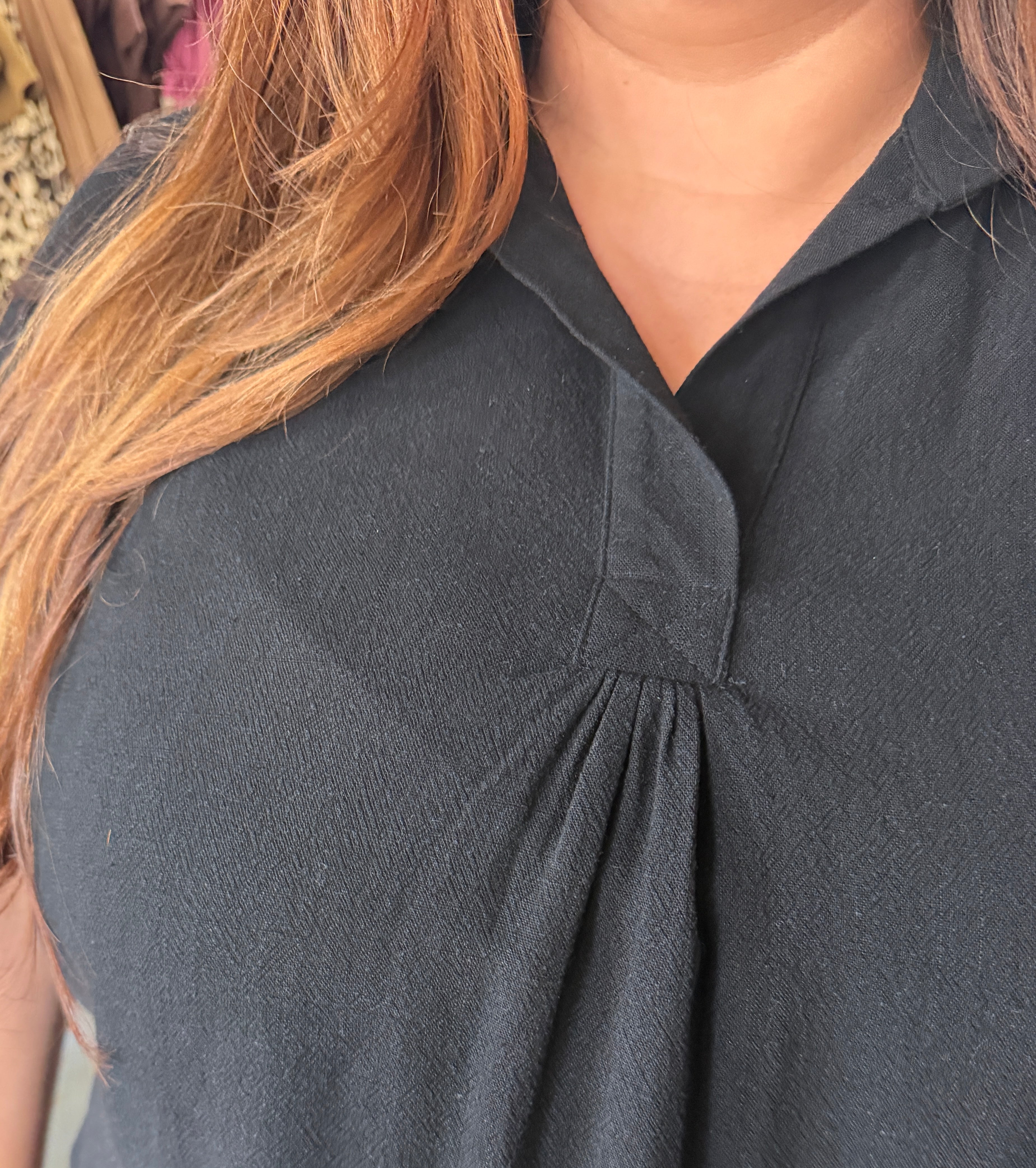 Black Linen Dress