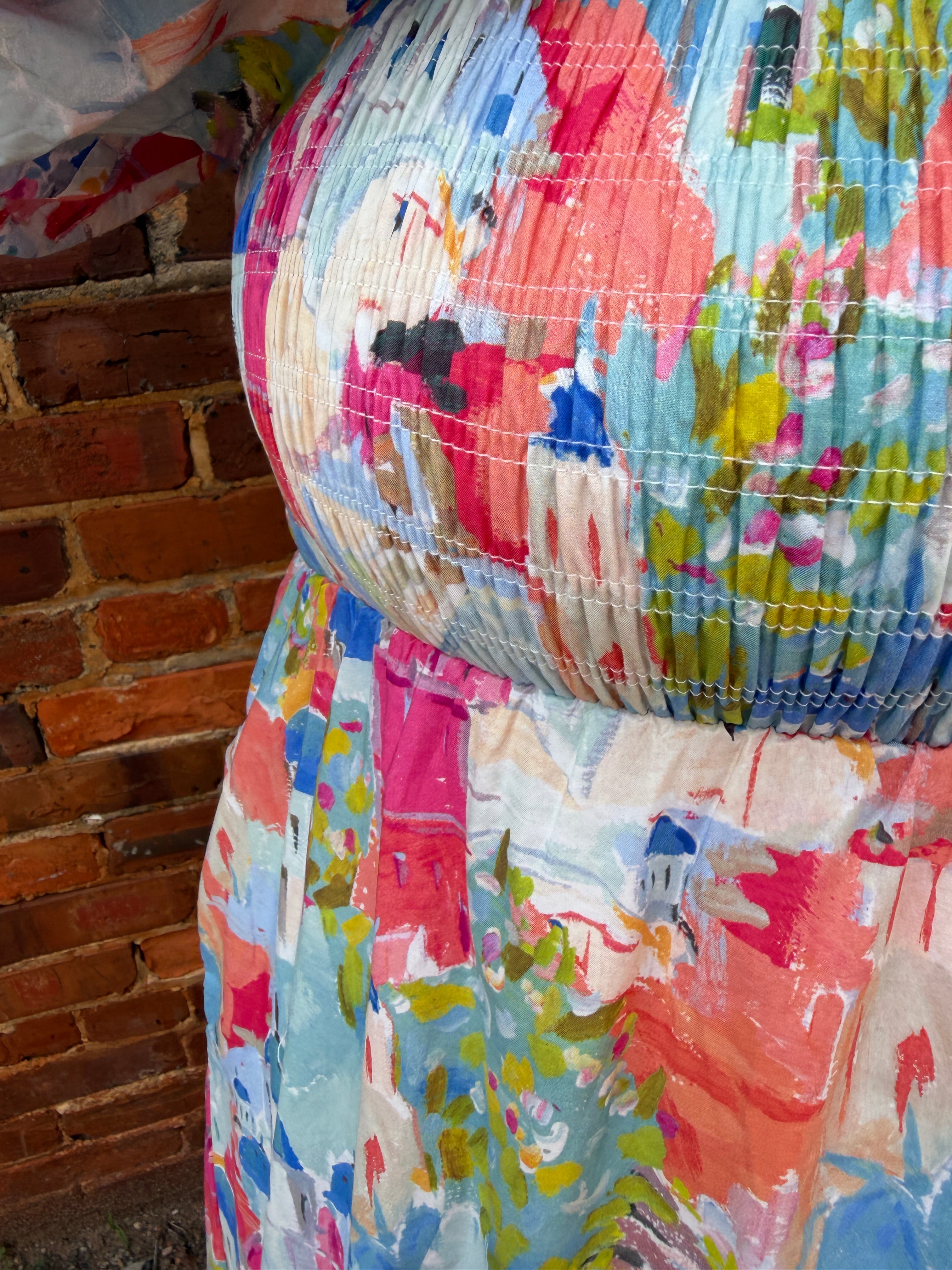 Cityscape Midi Dress