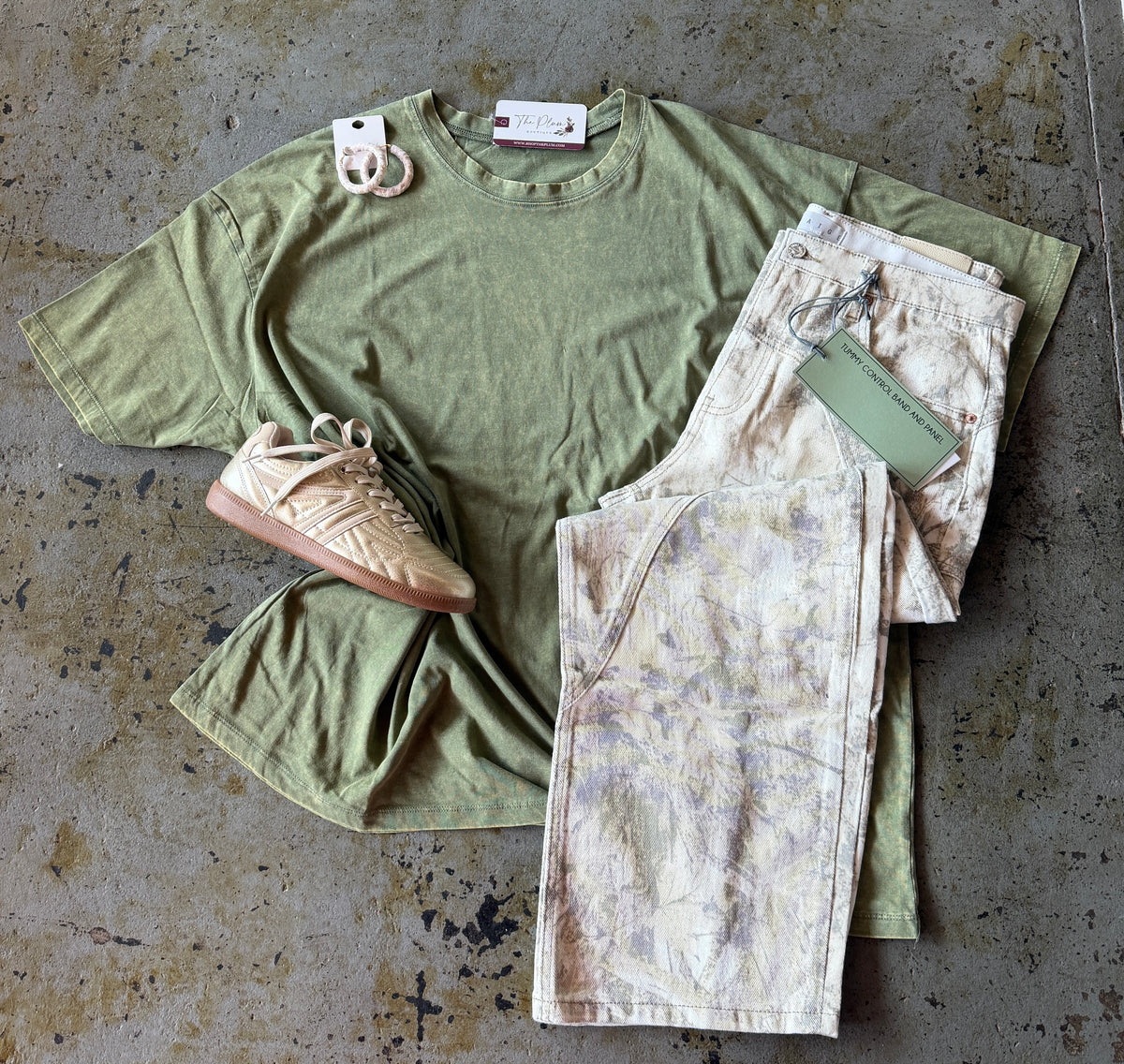 Acid Washed Boyfriend Tee