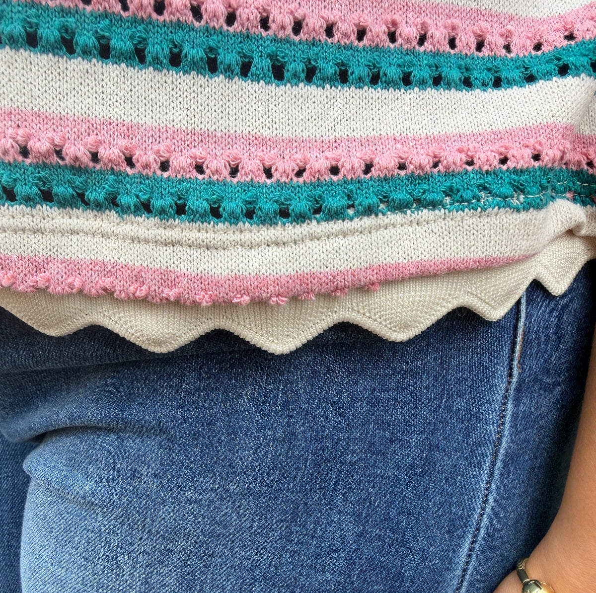 Lace Trimmed Blouse