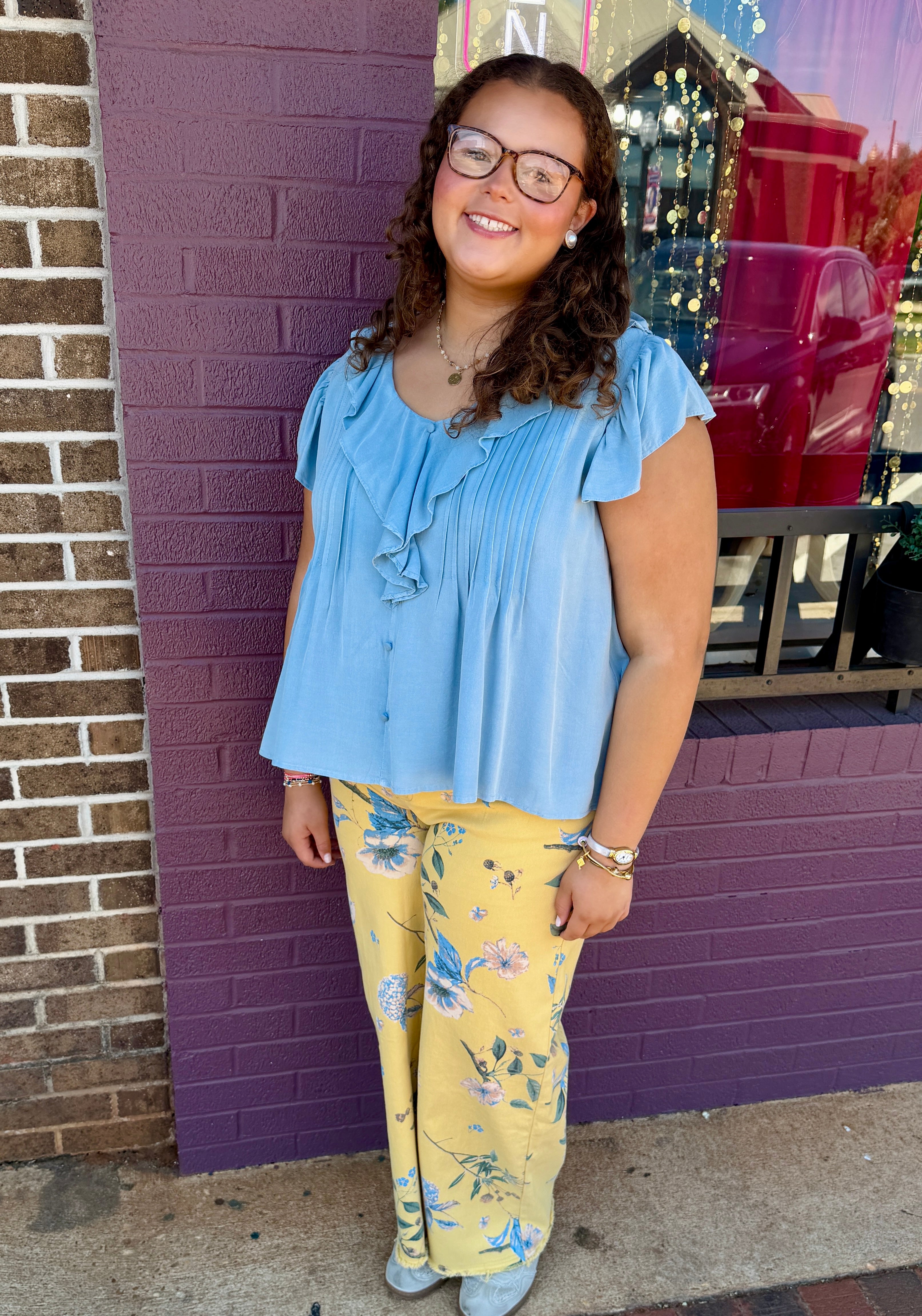 Floral Print Pants