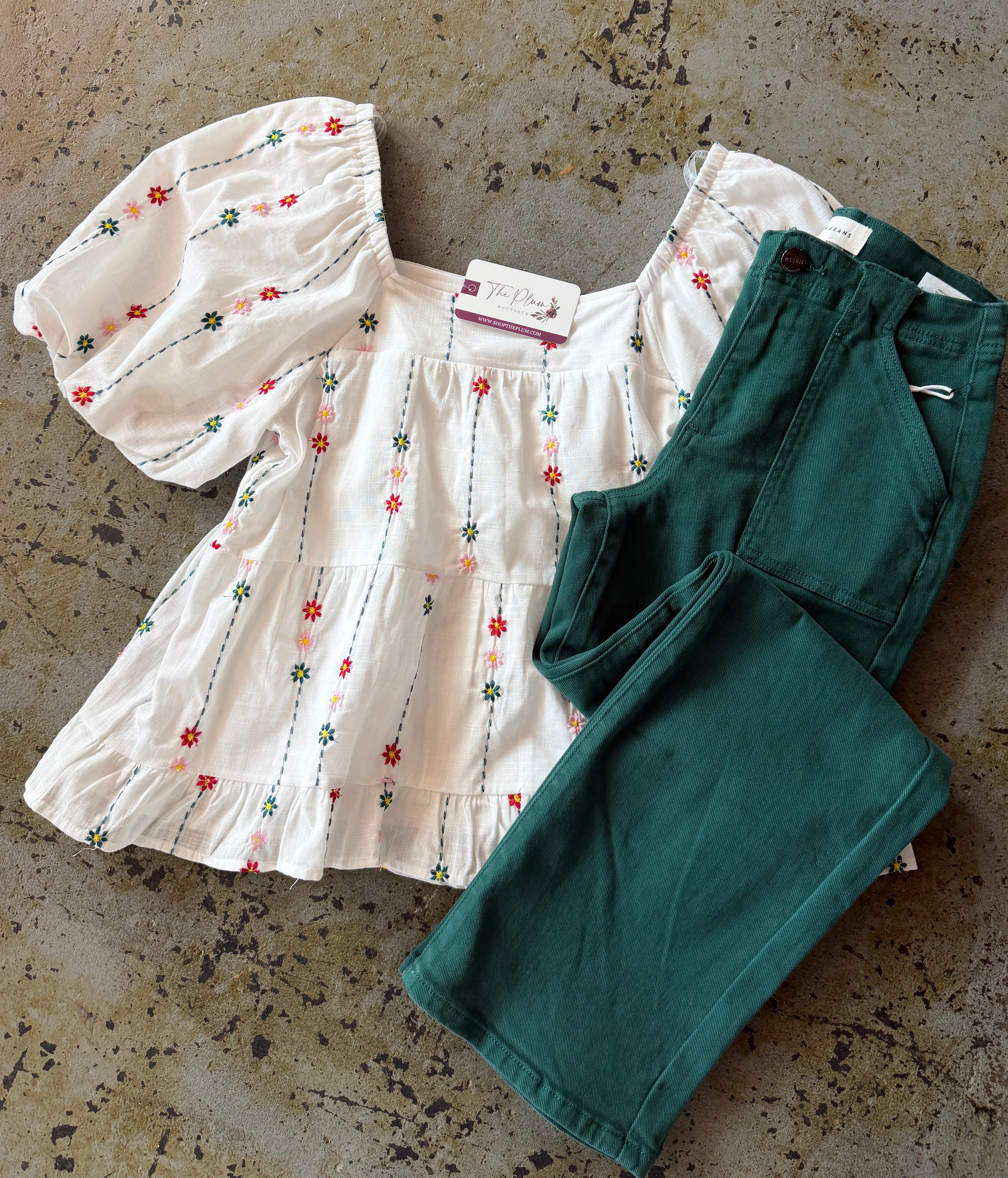 Floral Embroidered Blouse