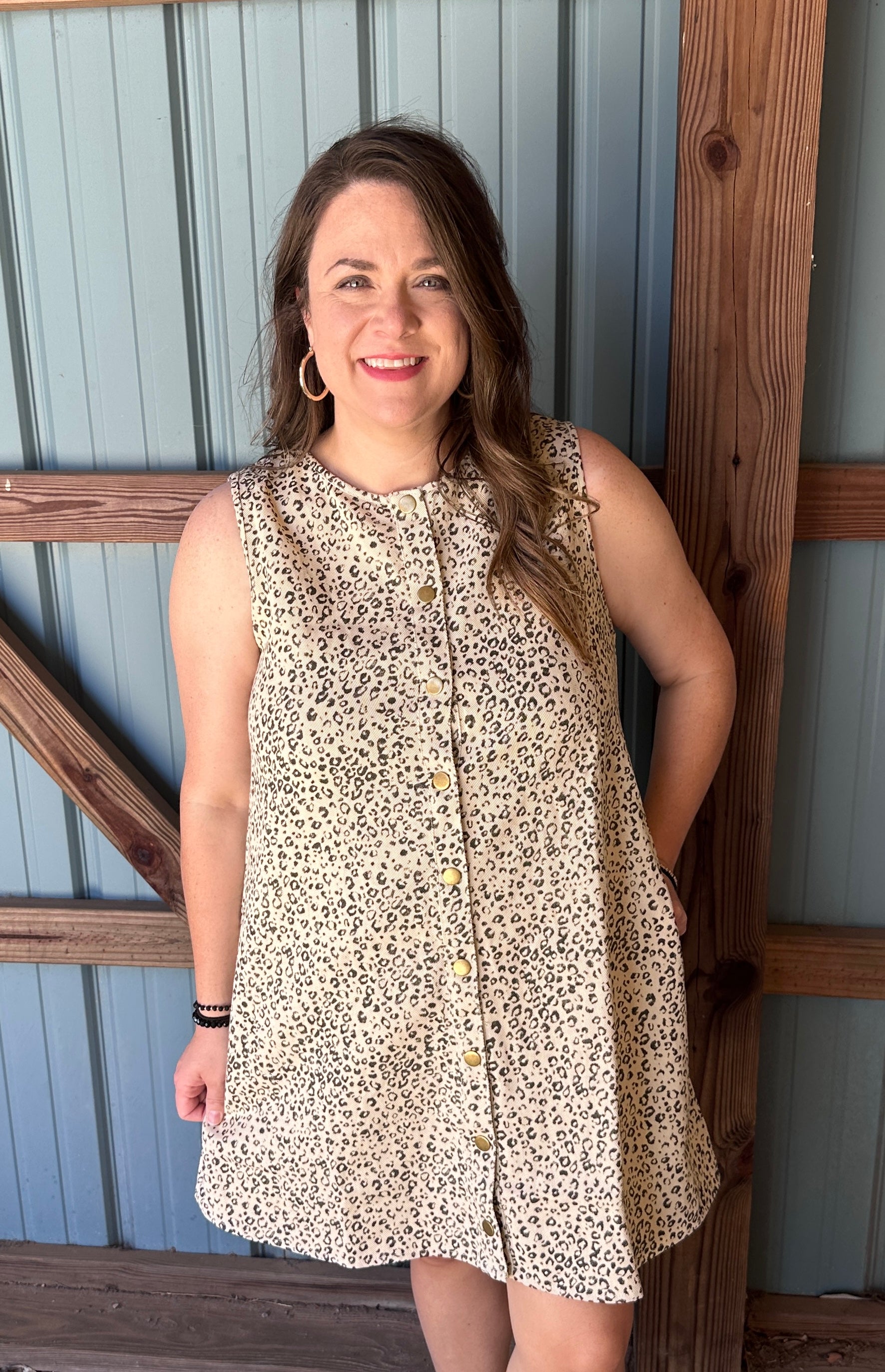 Leopard Shift Dress
