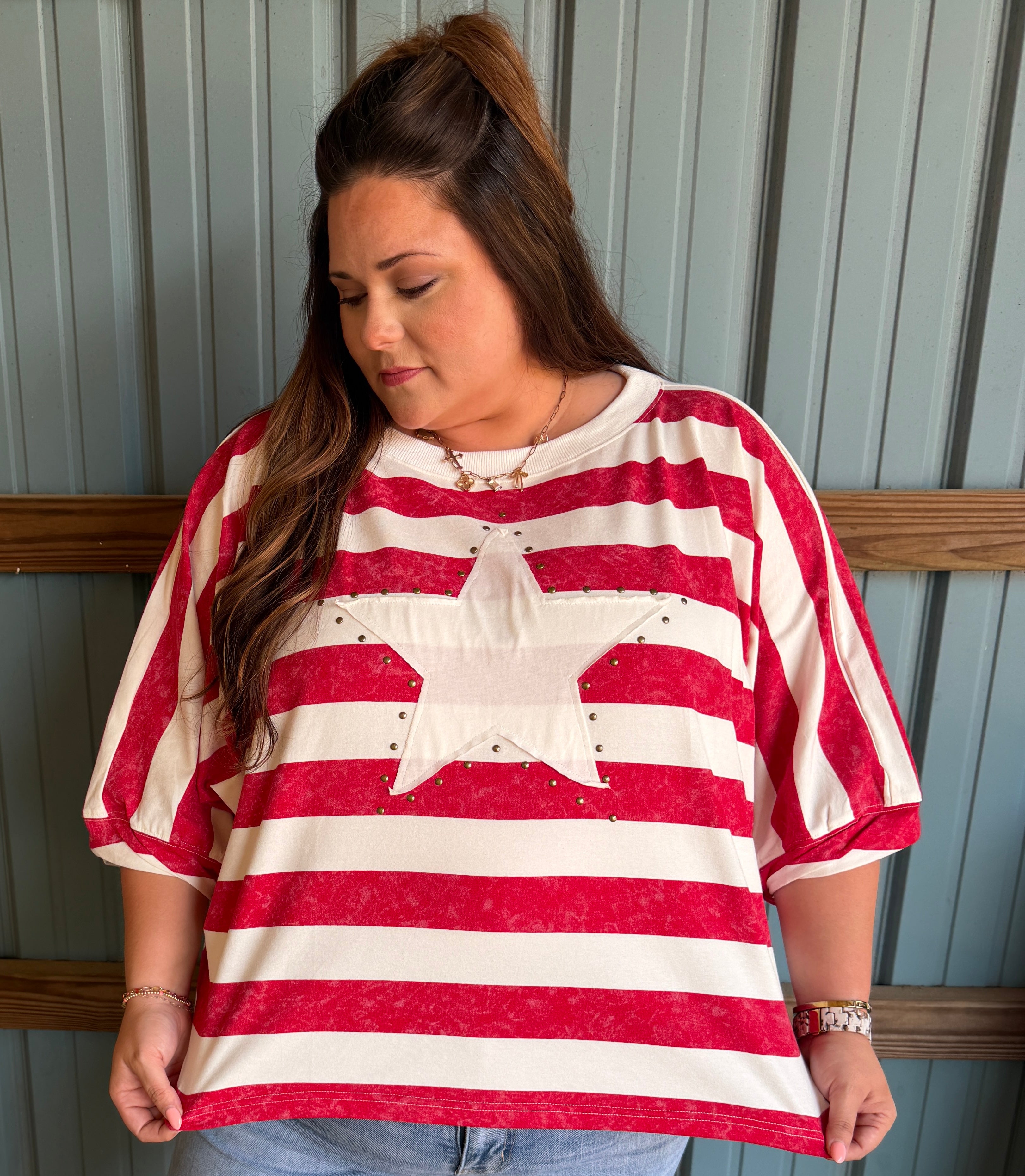 Star Striped Blouse