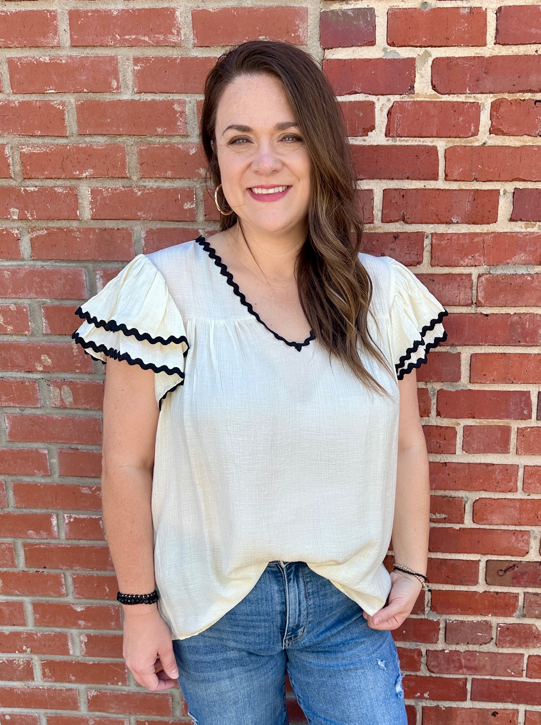 RicRac Trim Blouse