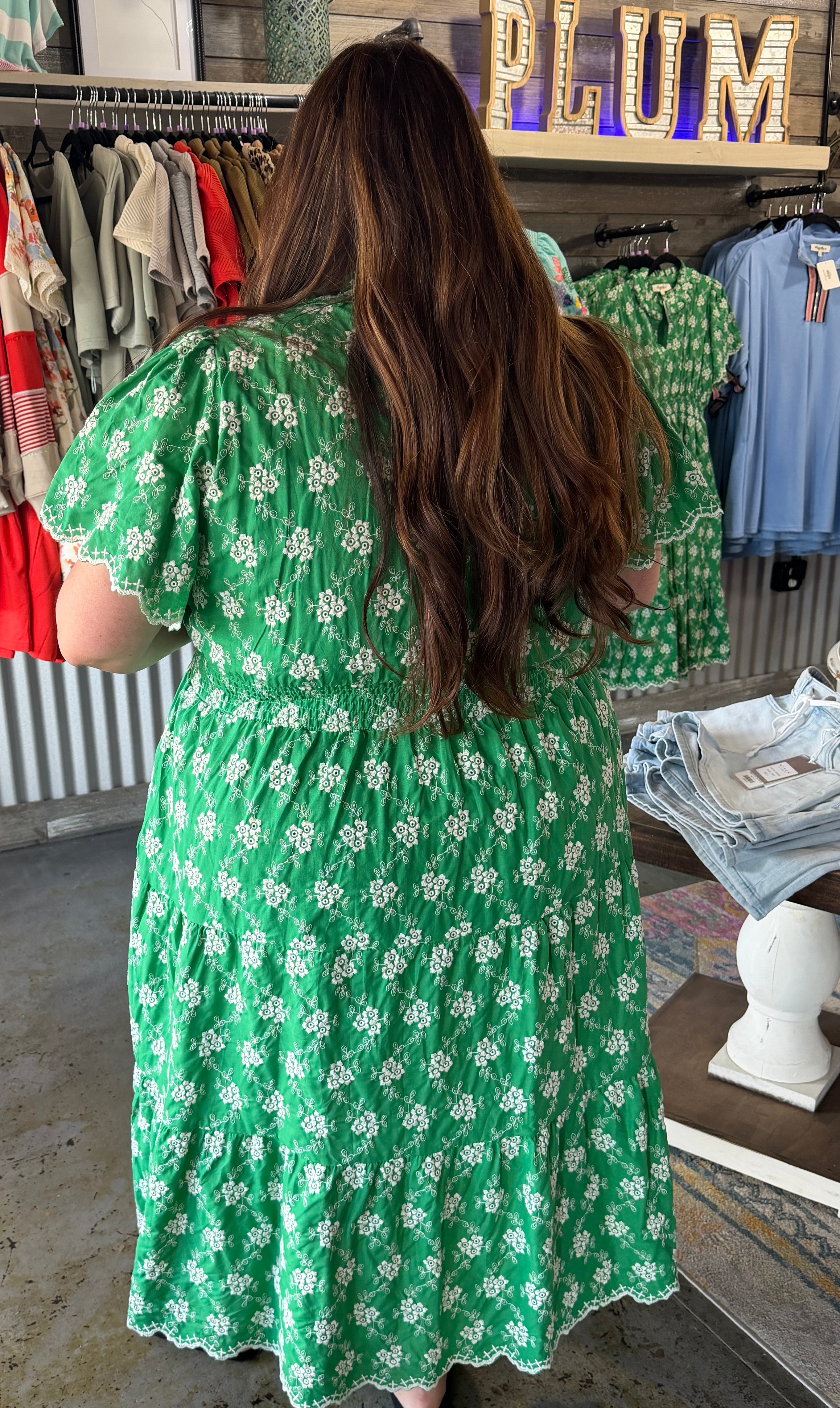 Embroidered Floral Dress