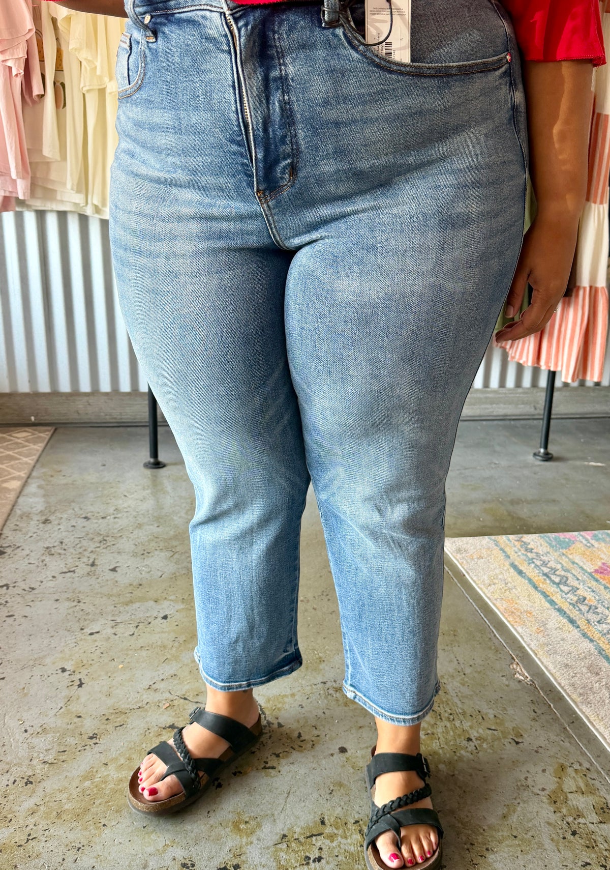 Judy Blue Straight Ankle Jeans