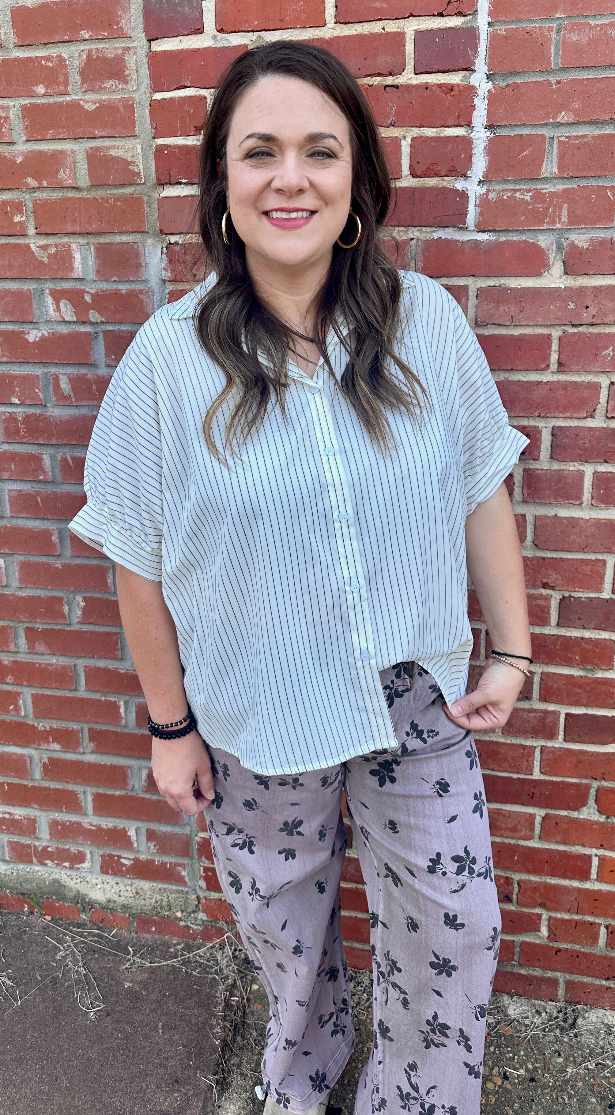 Floral Print Pants