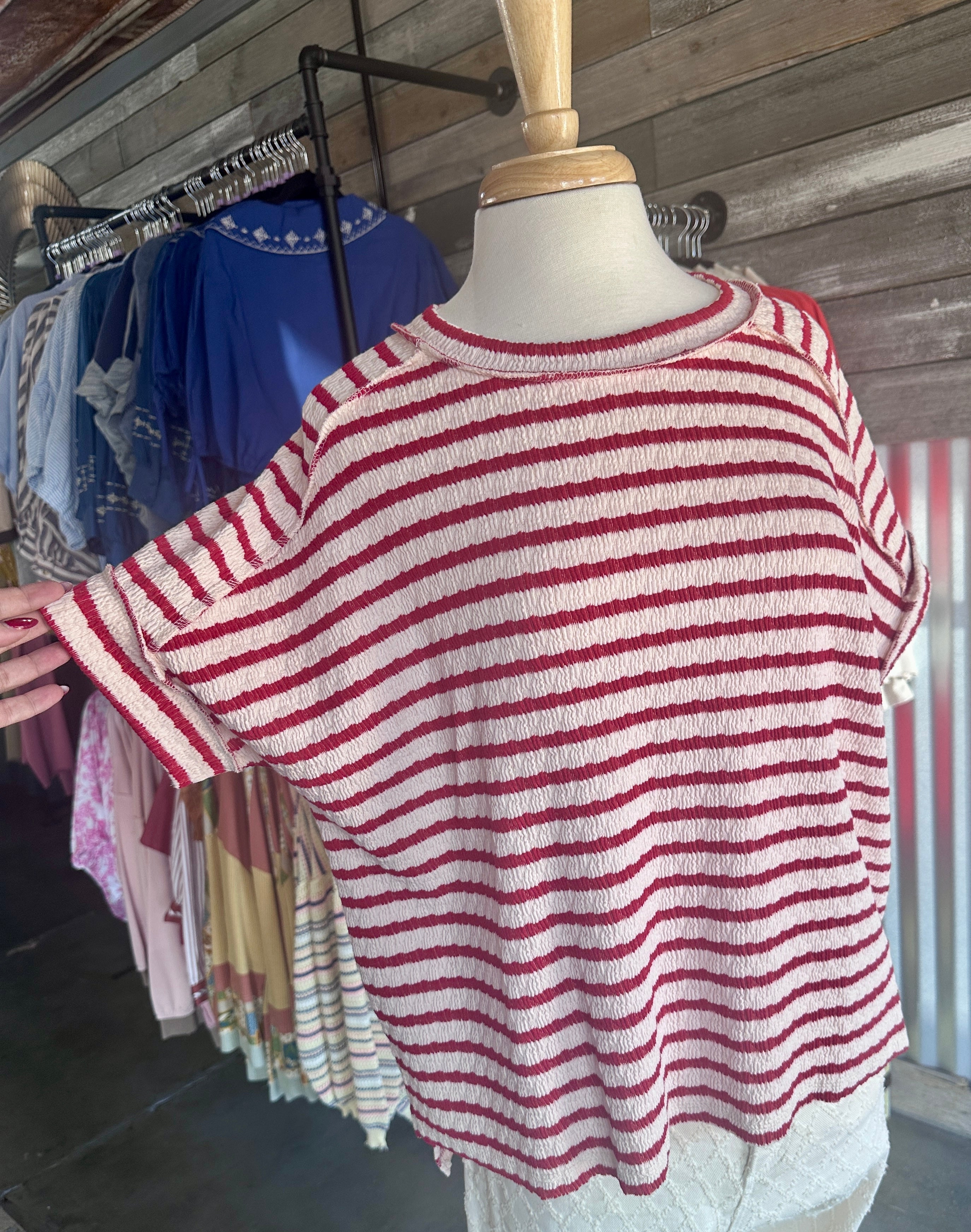 Striped Short Sleeve Tee
