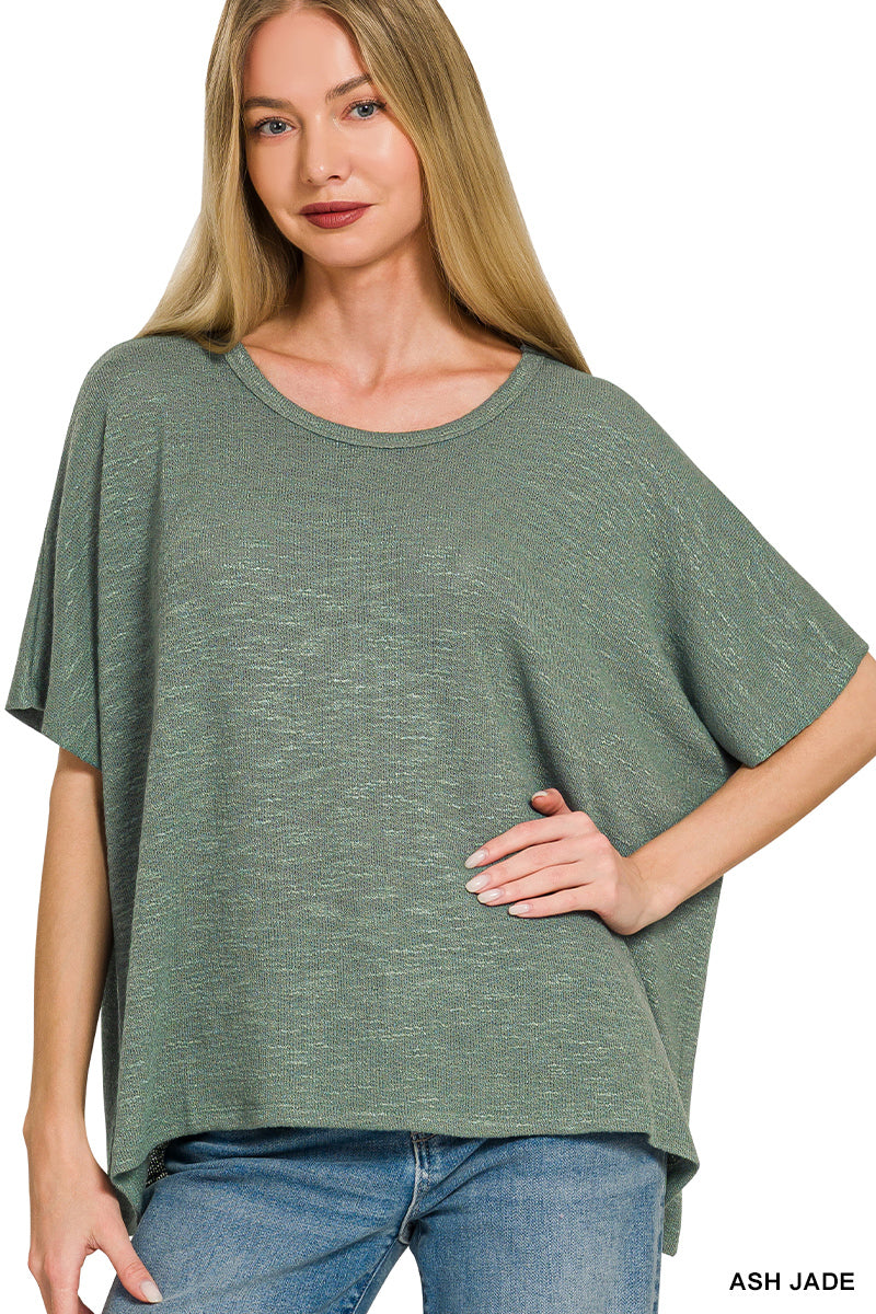 Oversized Knit Blouse