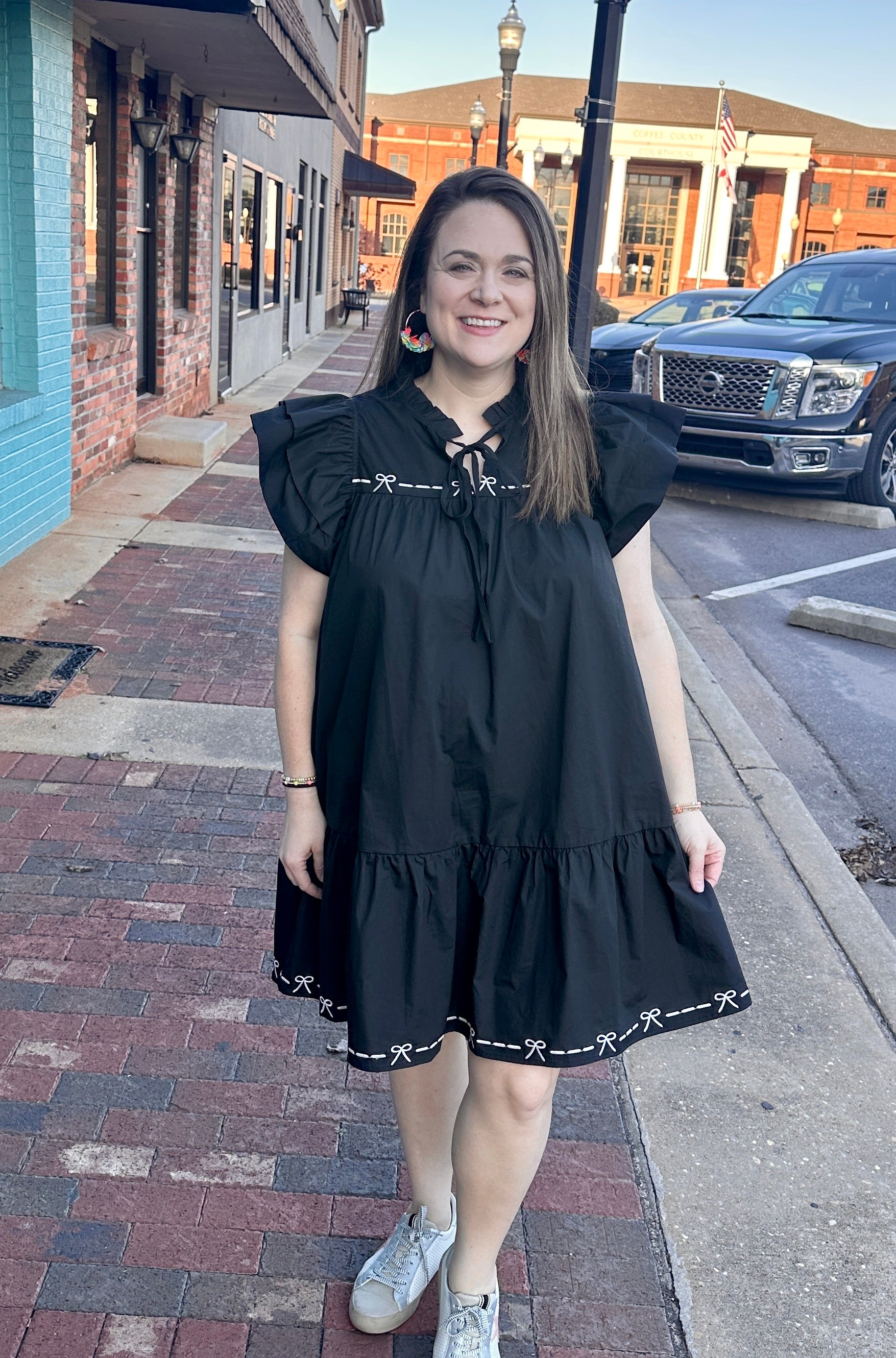 Bow Babydoll Dress