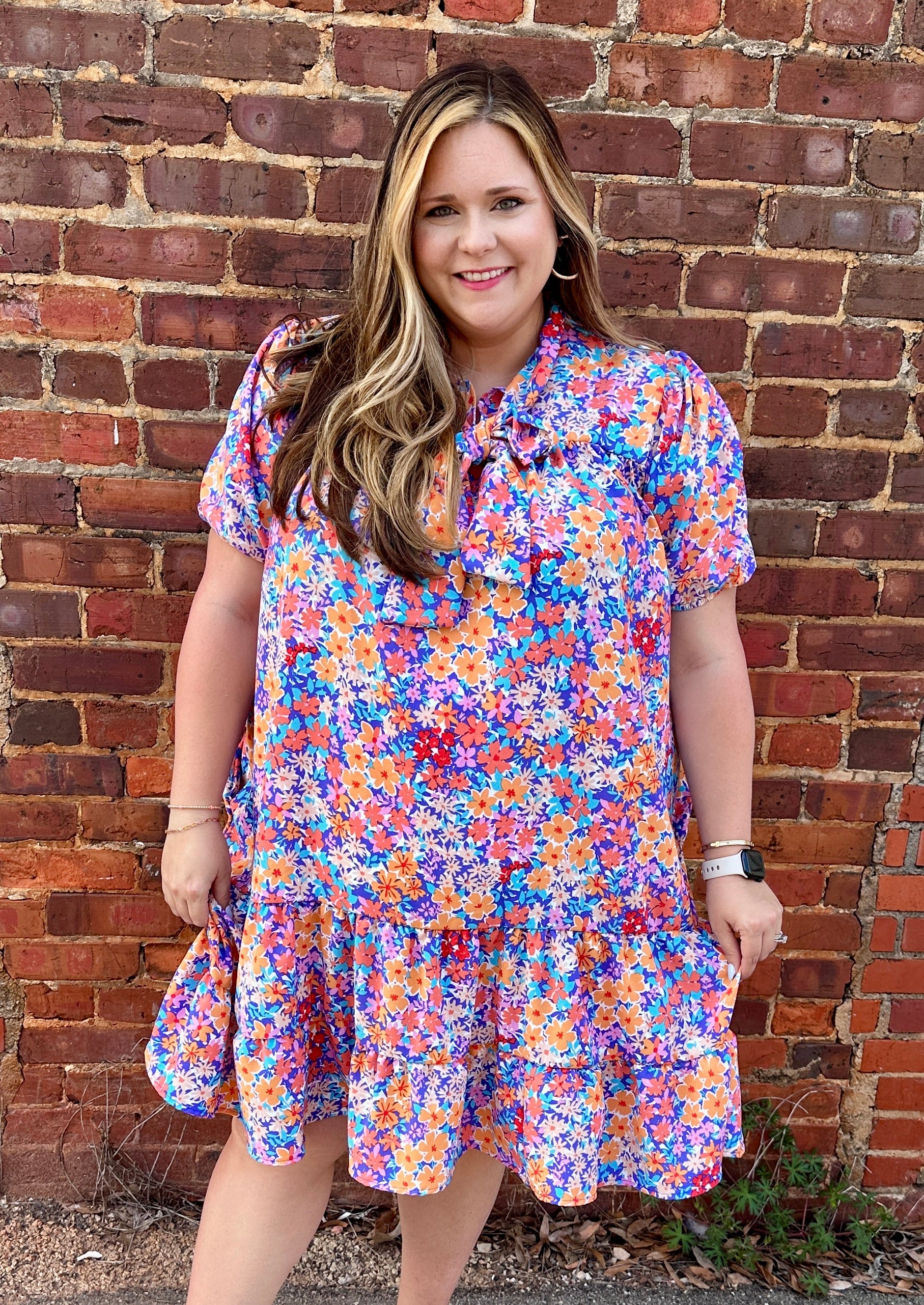 Floral Tiered Dress