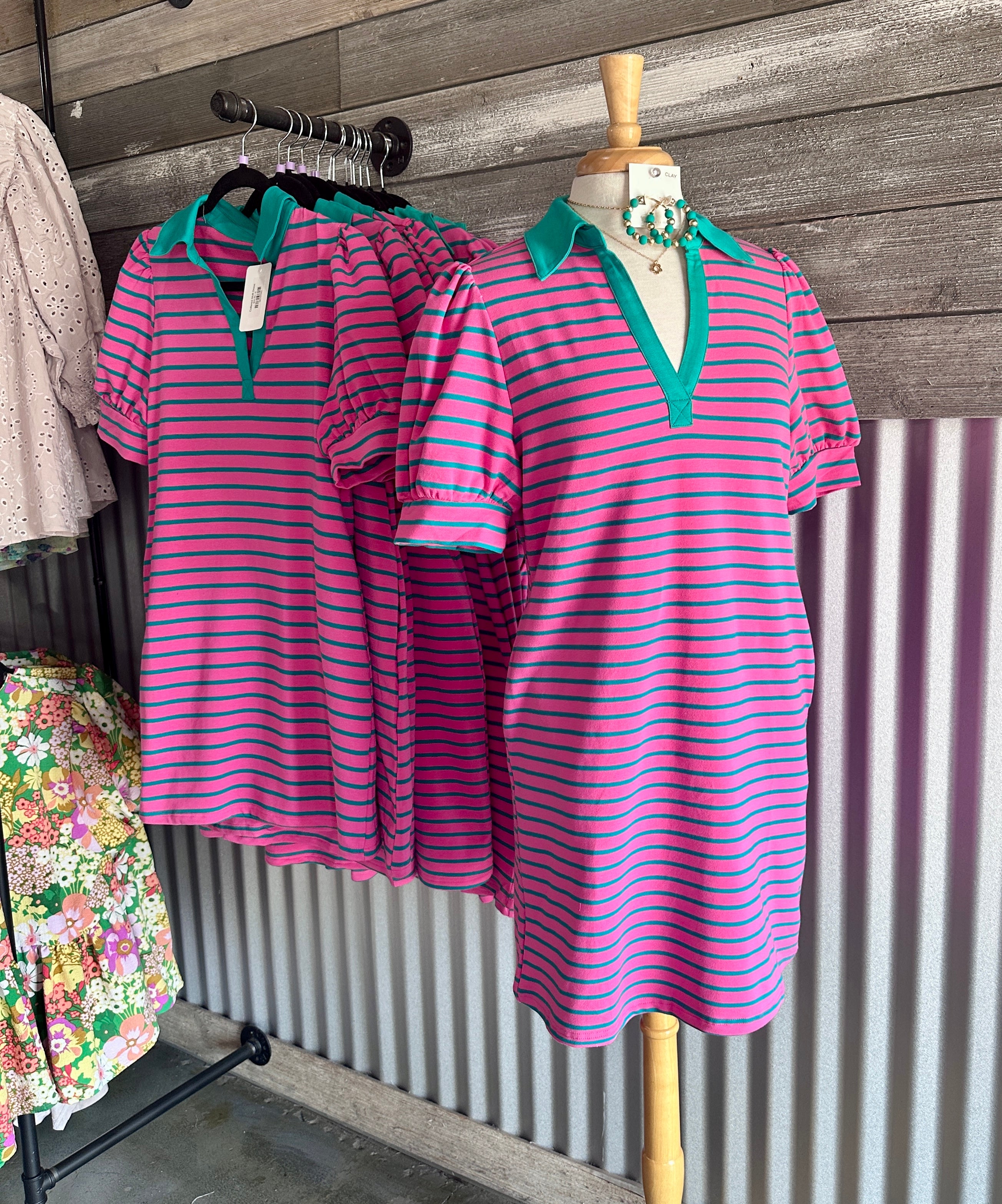 Collared Shift Dress