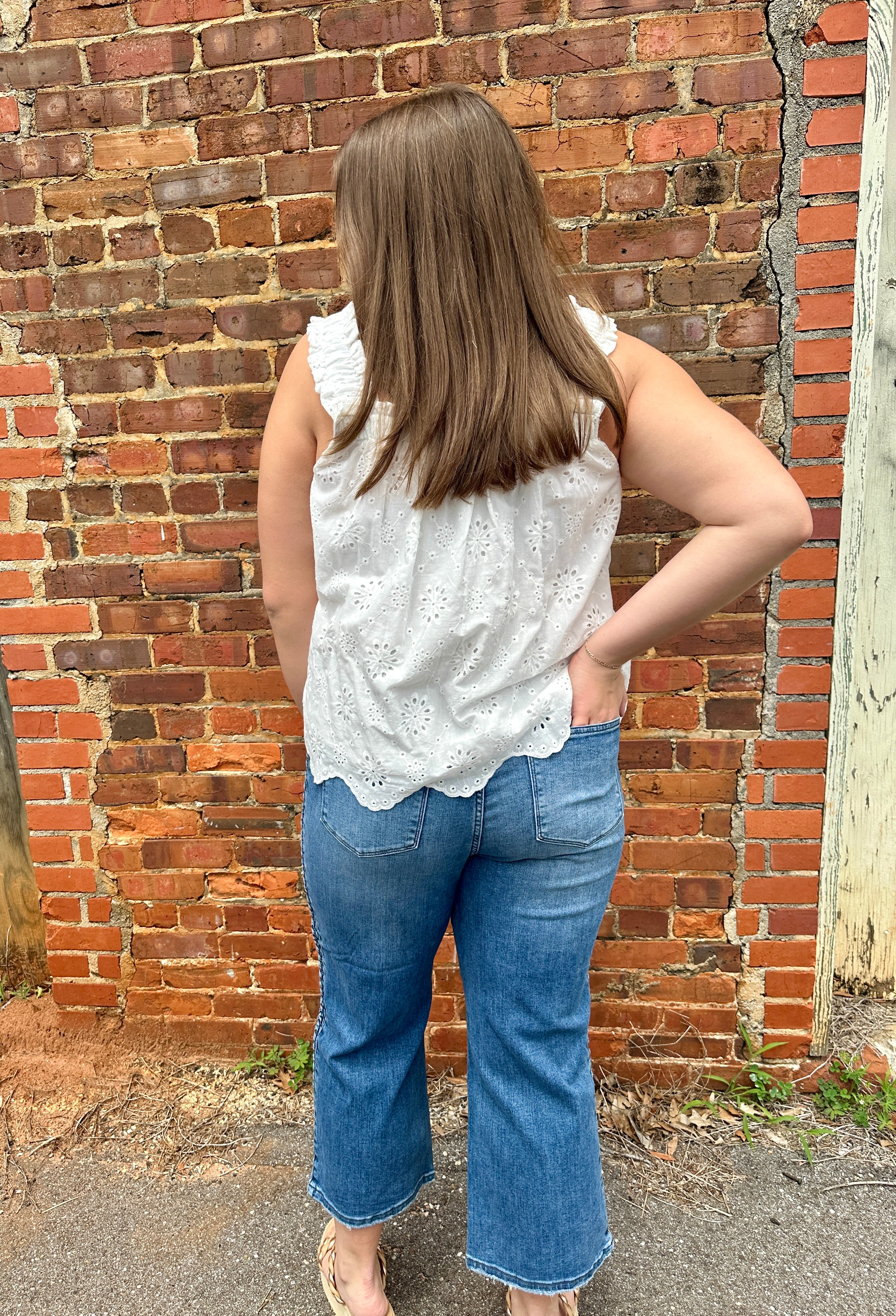 Braided Judy Blue Jeans