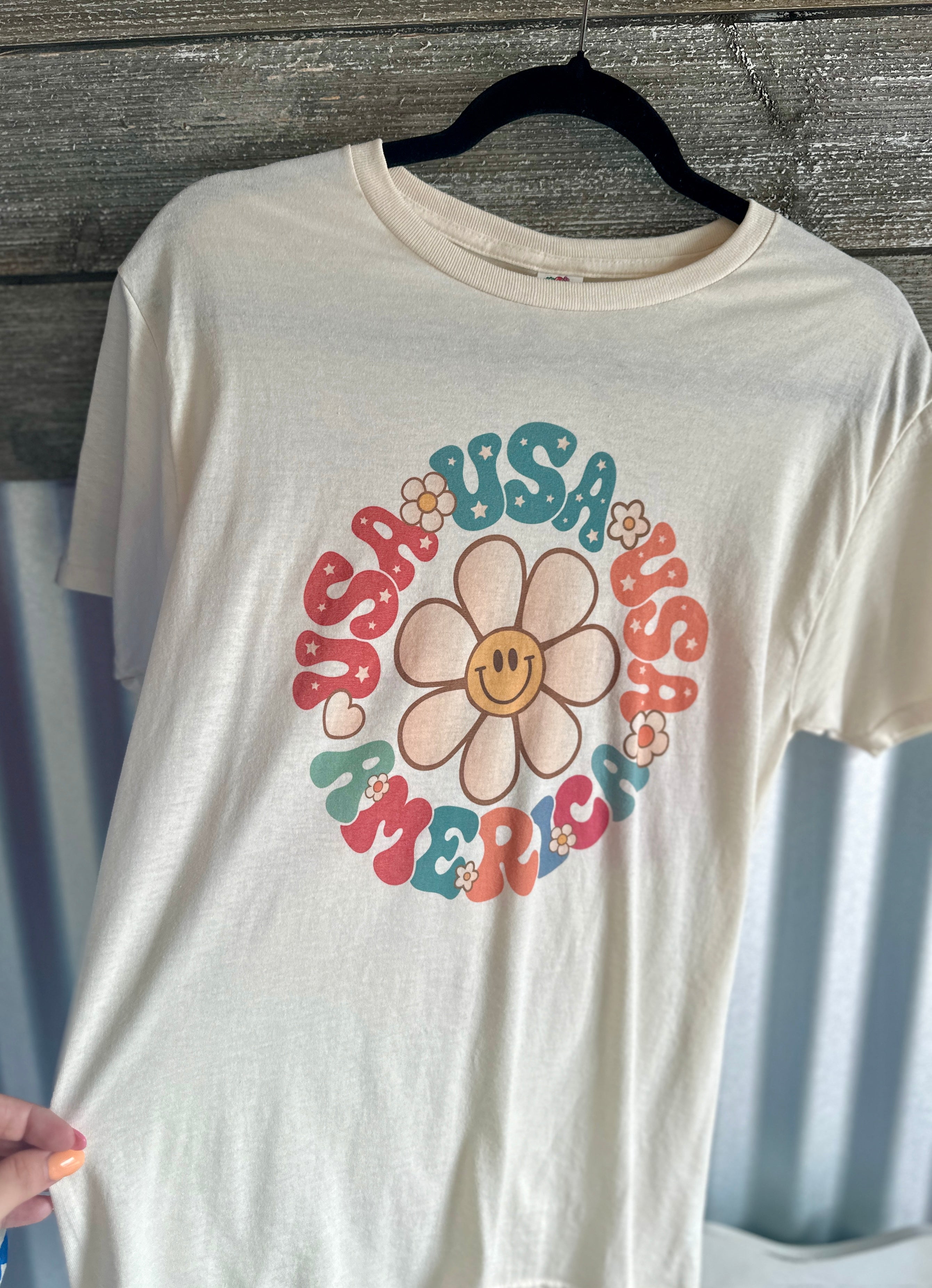 Smiley USA Tee