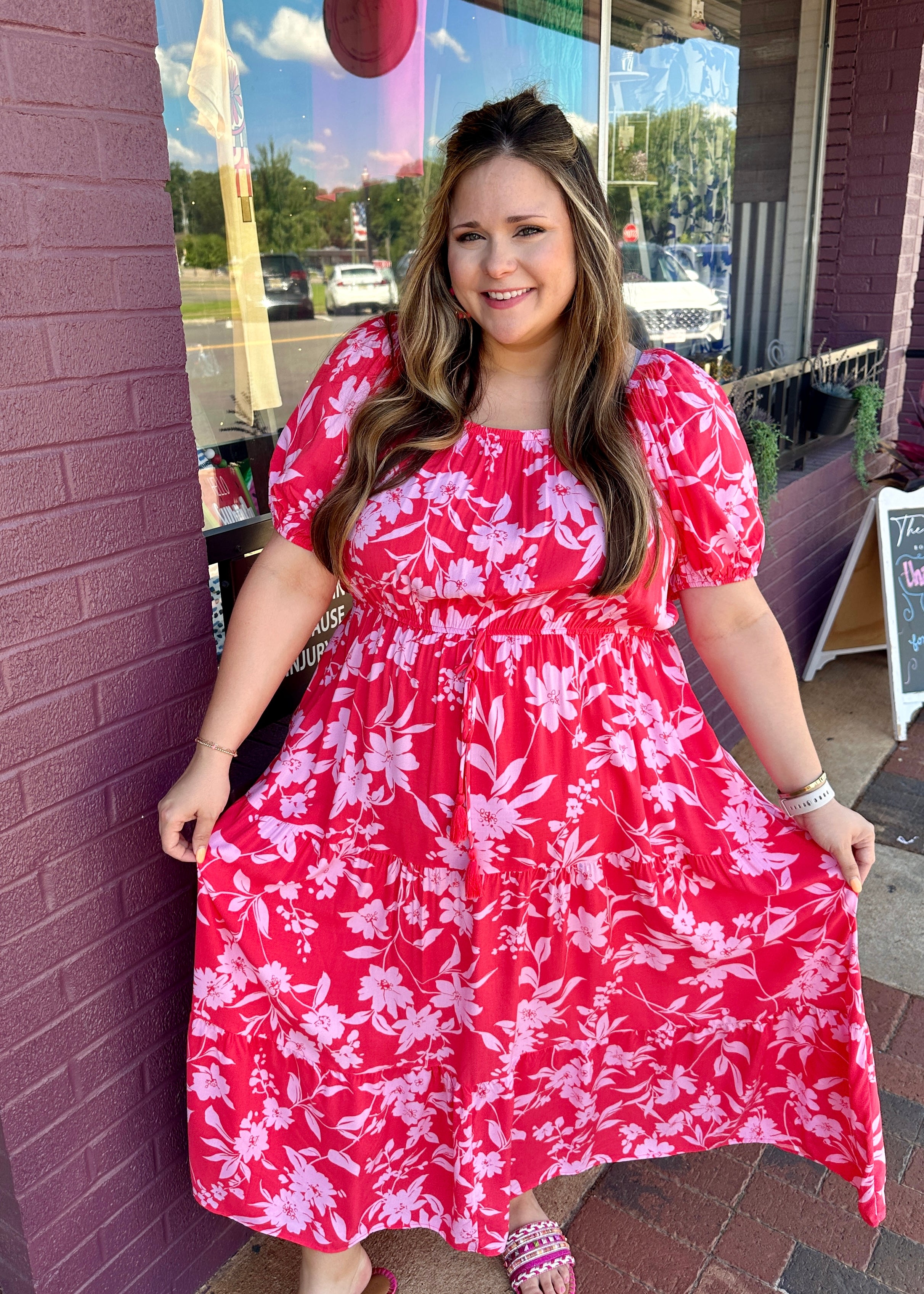 Floral Tiered Maxi