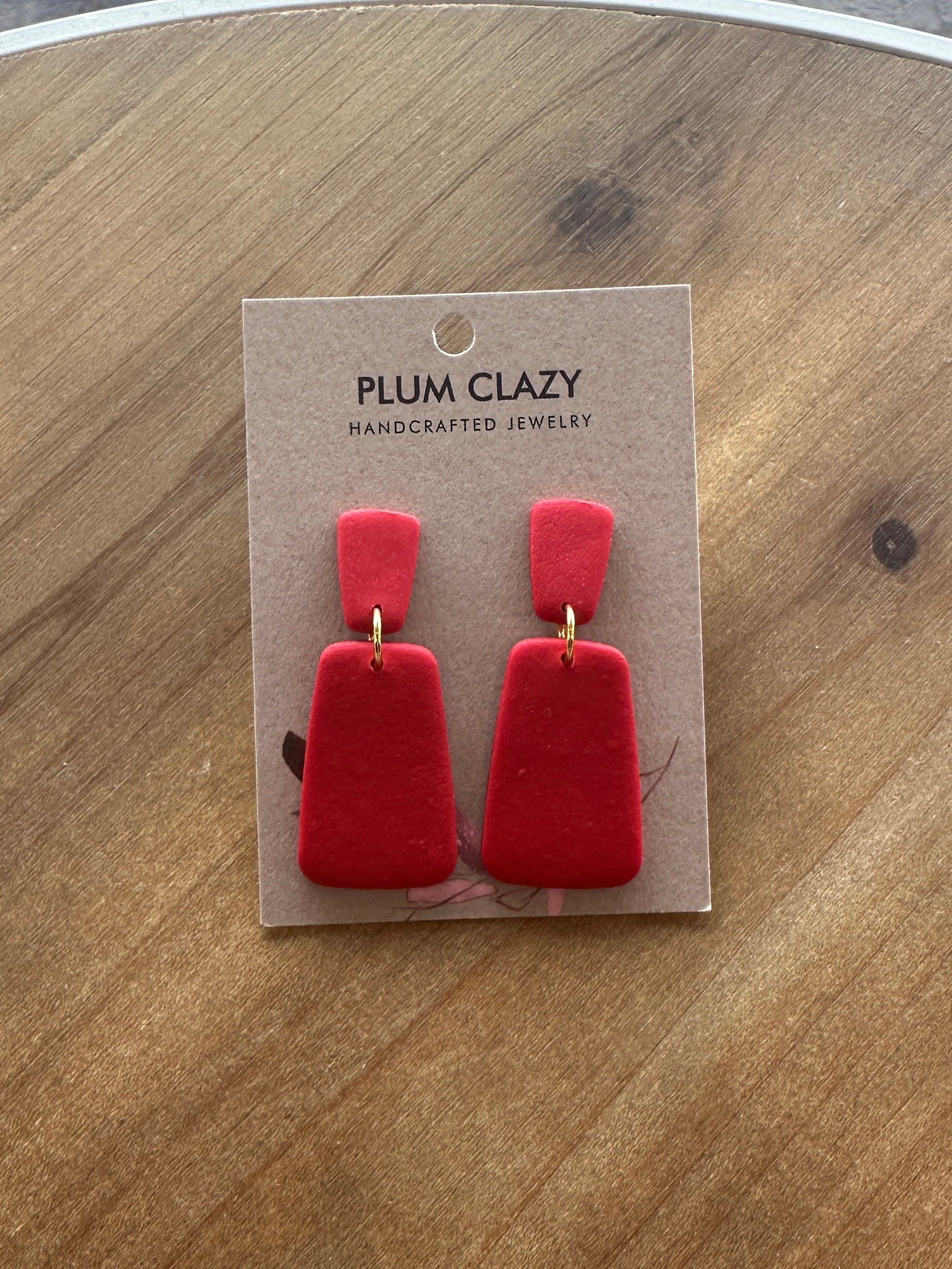 Solid Red Dangle